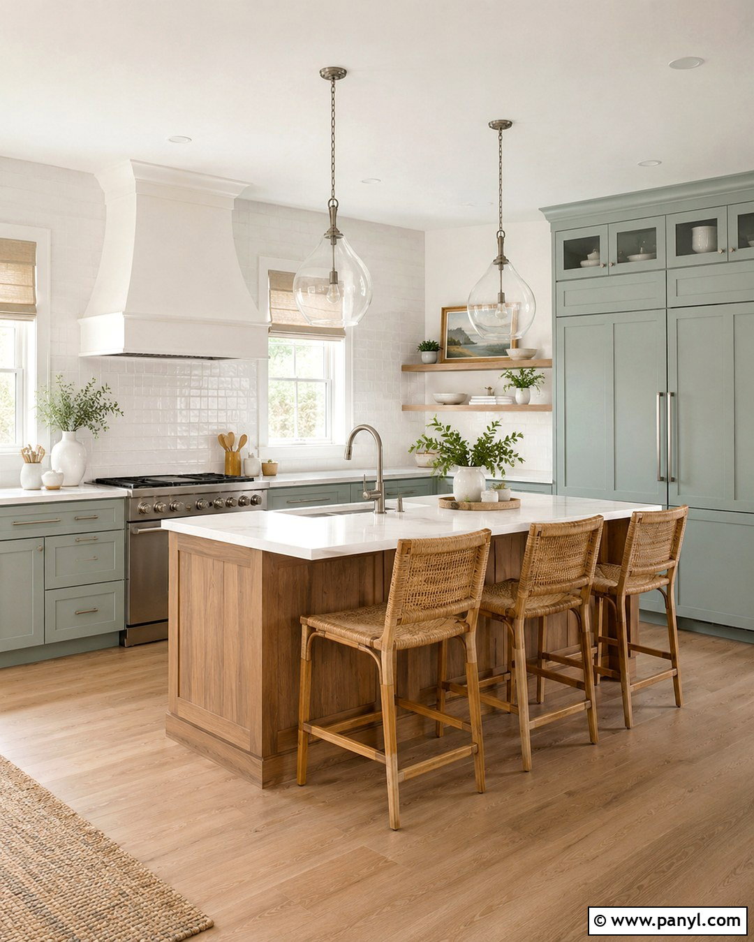 Alabaster Coastal Kitchen Walls - 20 Alabaster White Kitchen Walls