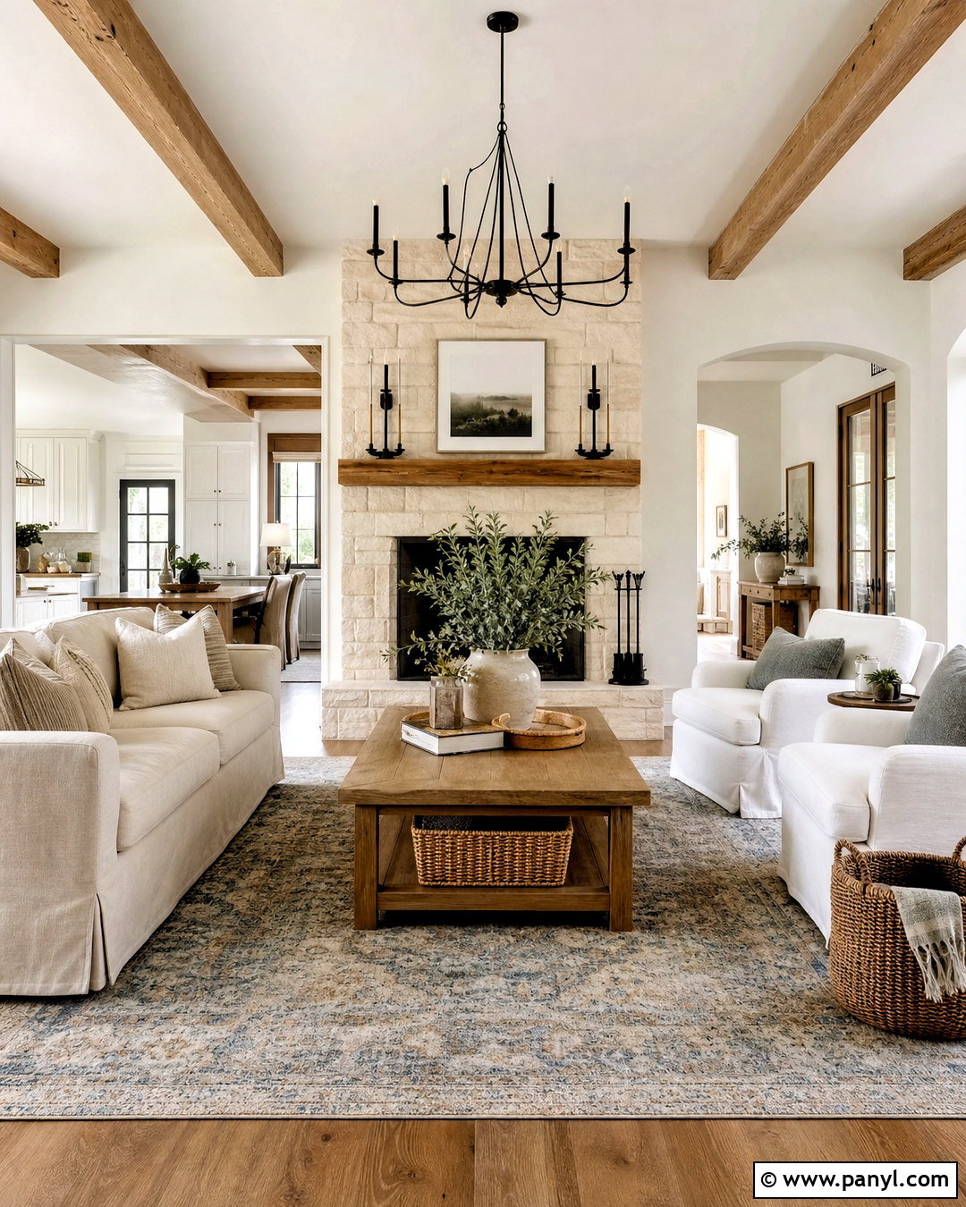Alabaster Farmhouse Living Room - 20 sherwin williams farmhouse colors