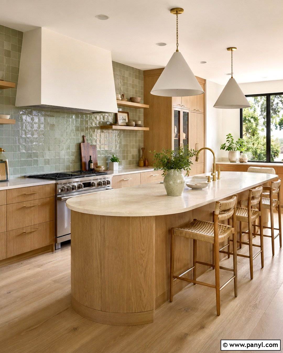 Alabaster Kitchen Walls With Zellige Tile - 20 Alabaster White Kitchen Walls