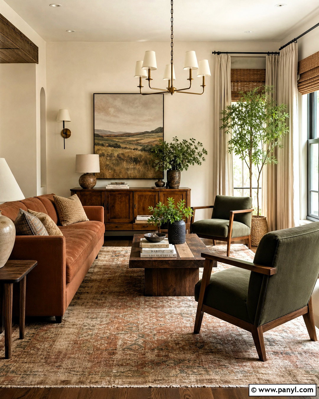 Alabaster Living Room With Earth Tone Decor - 20 alabaster sherwin williams living rooms