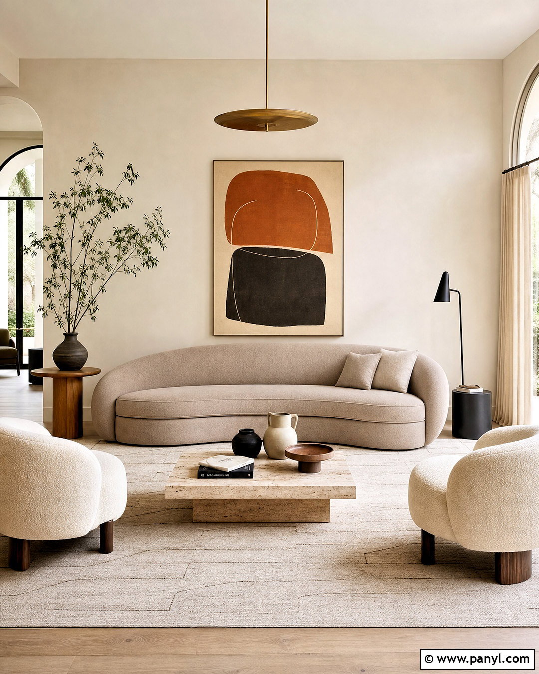Alabaster Living Room With Modern Furniture - 20 alabaster sherwin williams living rooms