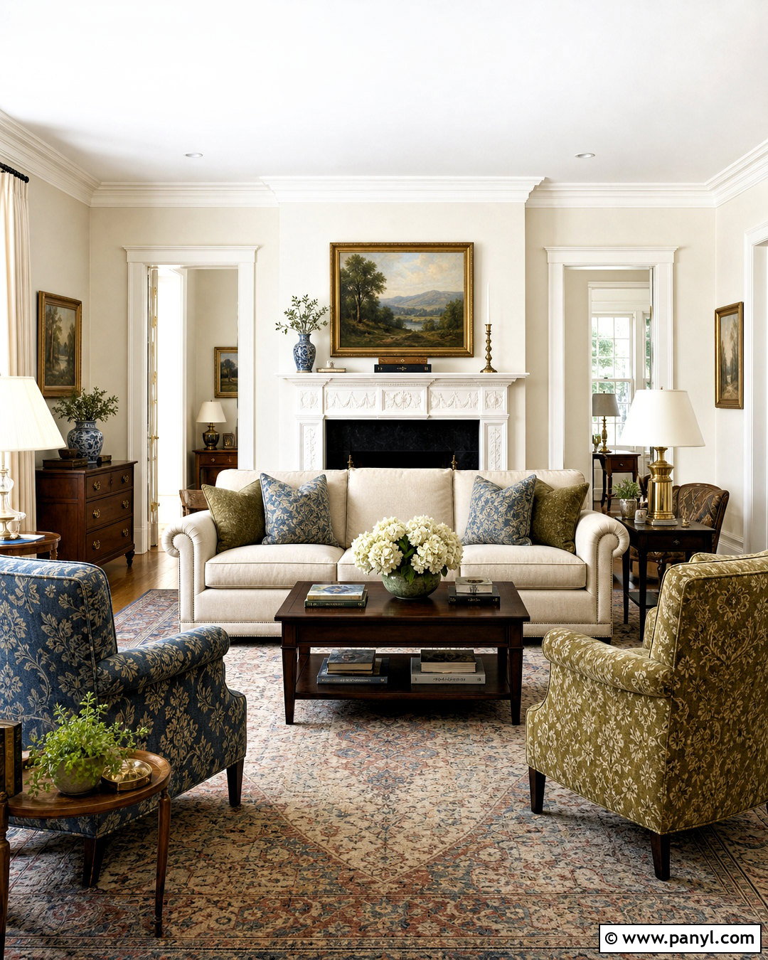 Alabaster Living Room With Traditional Decor - 20 alabaster sherwin williams living rooms