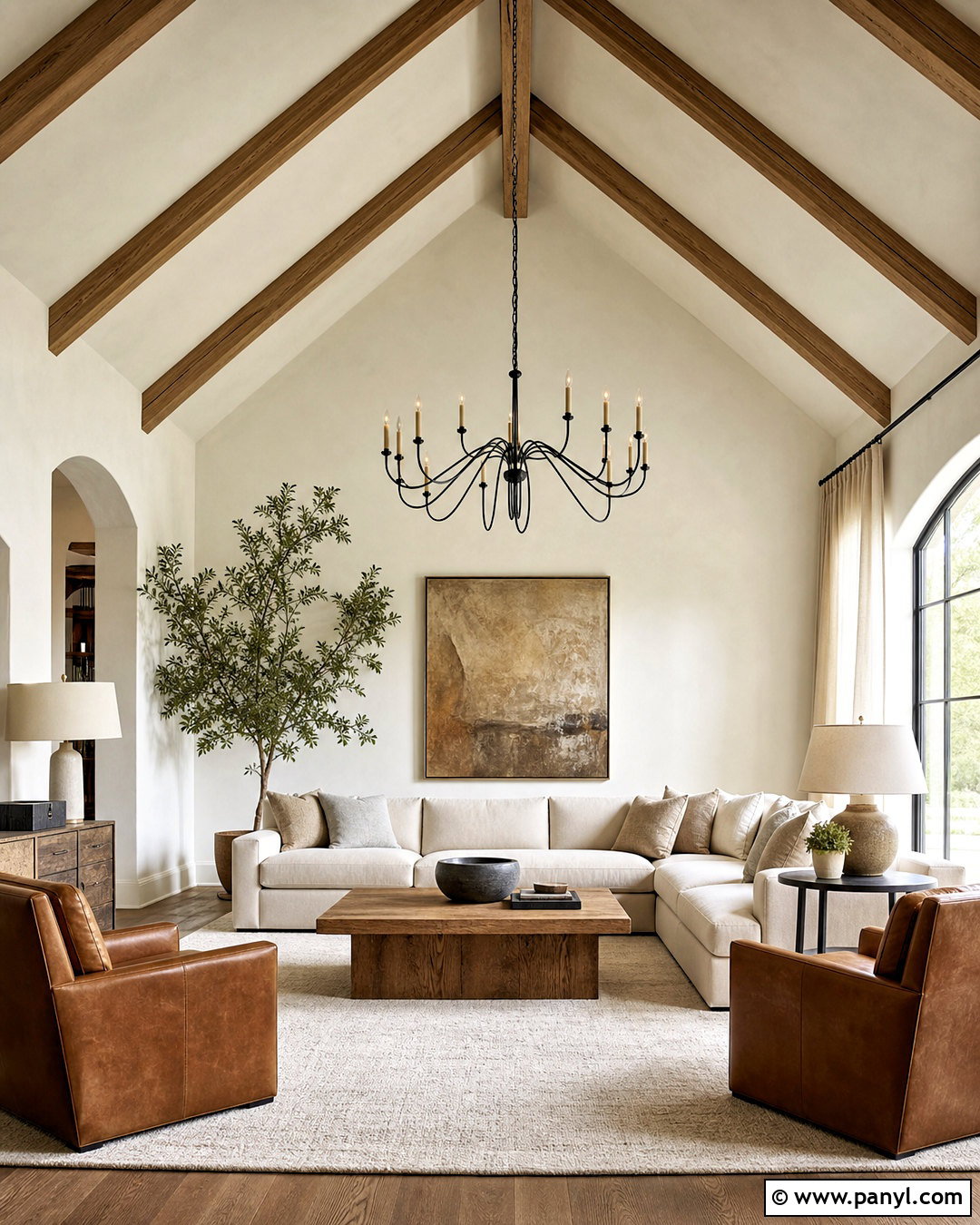 Alabaster Living Room With Vaulted Ceiling - 20 alabaster living room walls