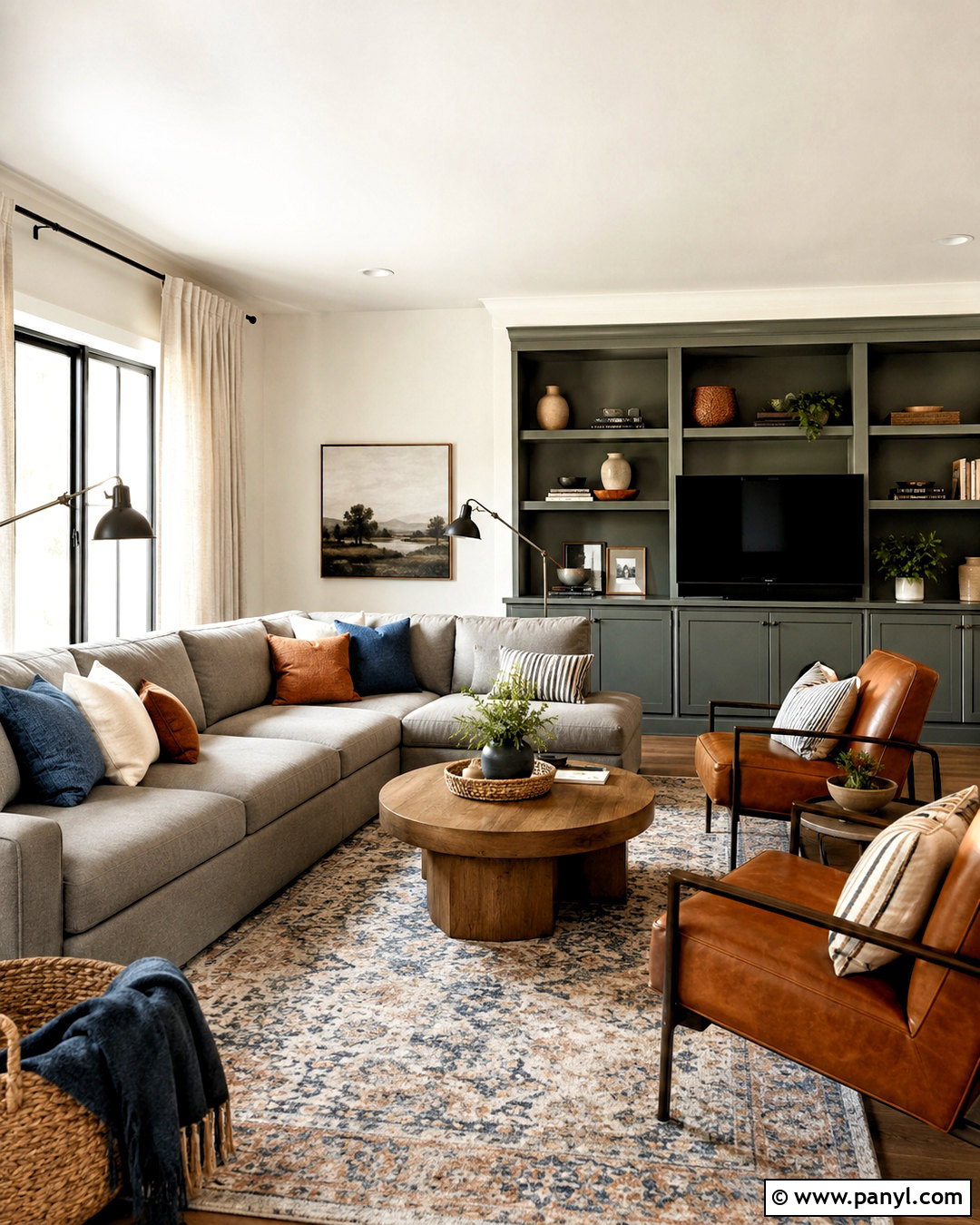 Alabaster Walls In A Family Room - 45 Alabaster Sherwin Williams Walls