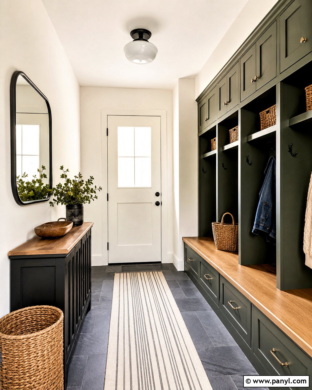 Alabaster Walls In A Mudroom - 45 Alabaster Sherwin Williams Walls