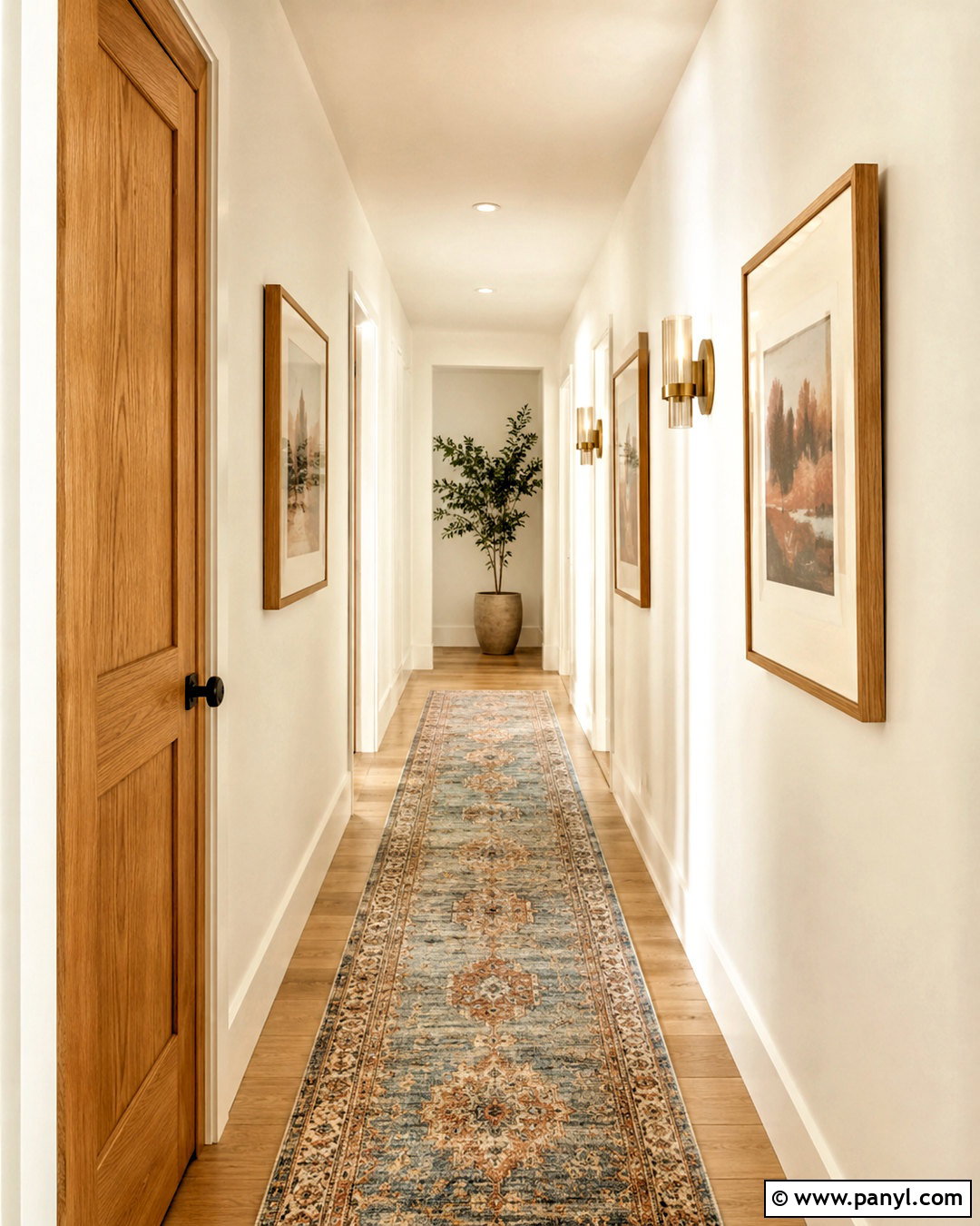 Alabaster Walls In A Narrow Hallway - 45 Alabaster Sherwin Williams Walls