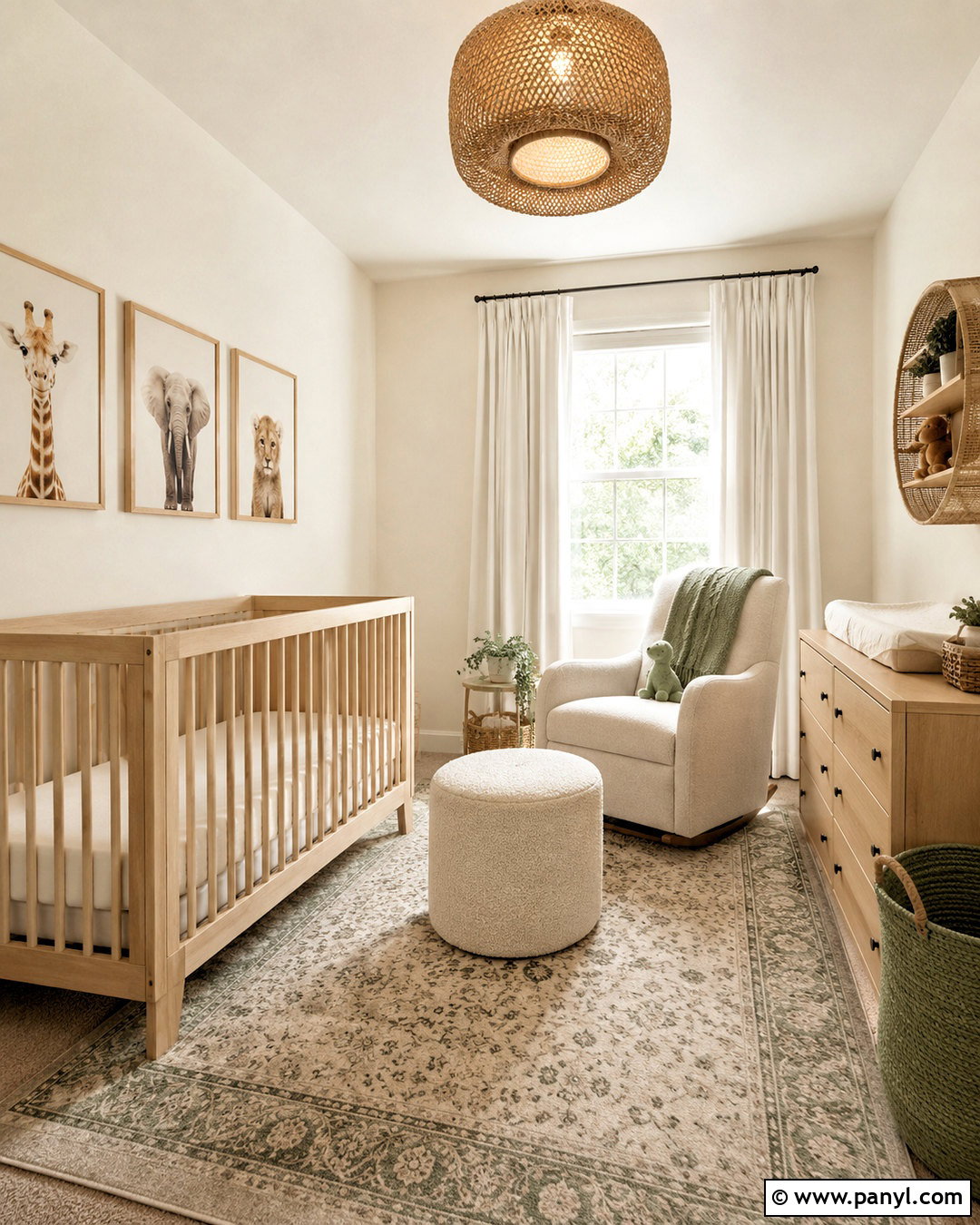 Alabaster Walls In A Neutral Nursery - 45 Alabaster Sherwin Williams Walls