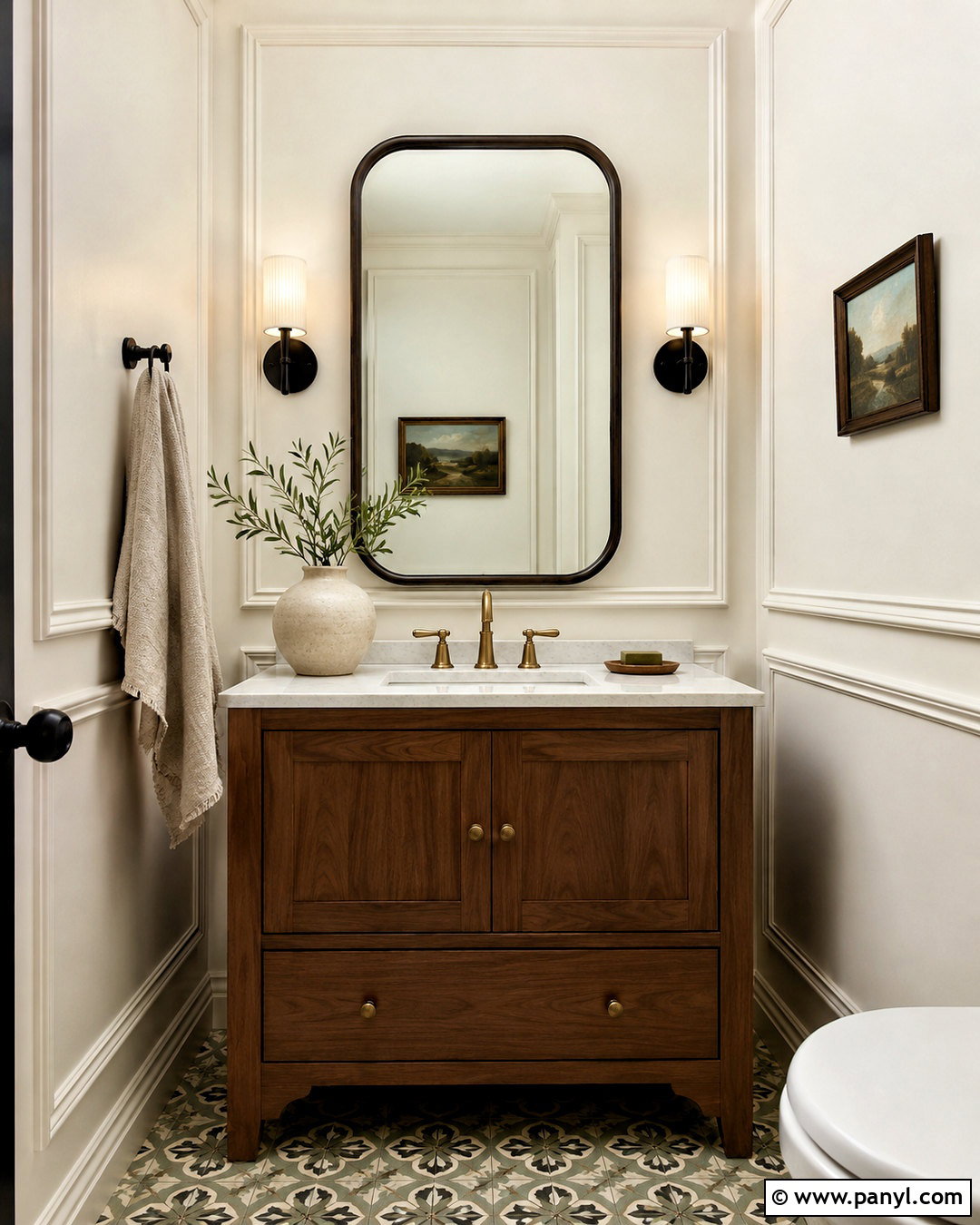 Alabaster Walls In A Powder Room - 45 Alabaster Sherwin Williams Walls