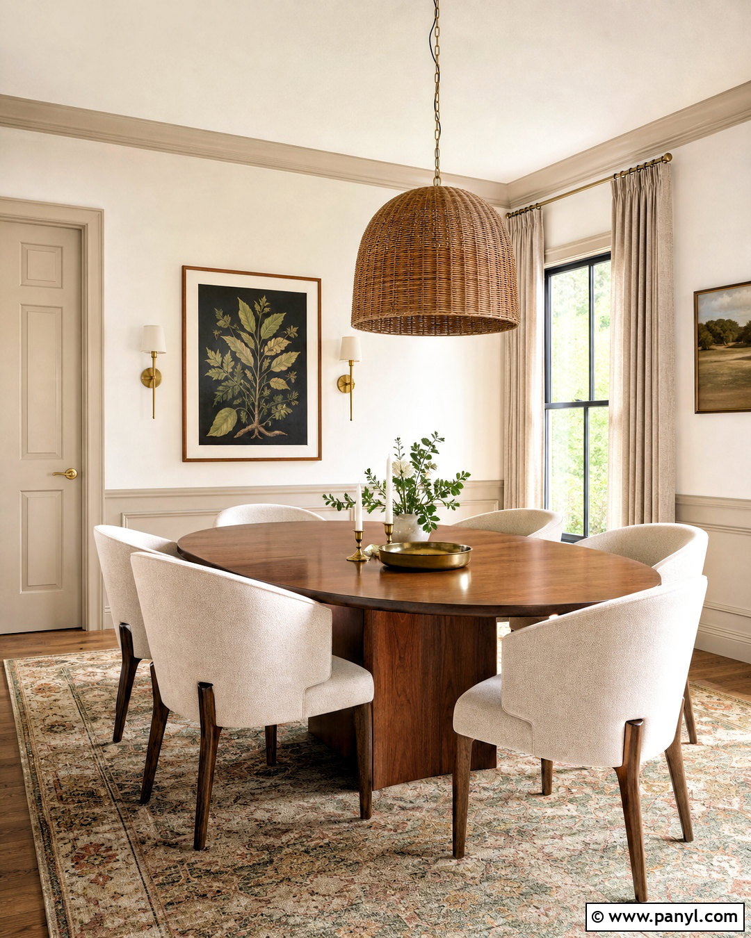Alabaster Walls With Accessible Beige Trim Dining Room - 20 alabaster walls accessible beige trim ideas