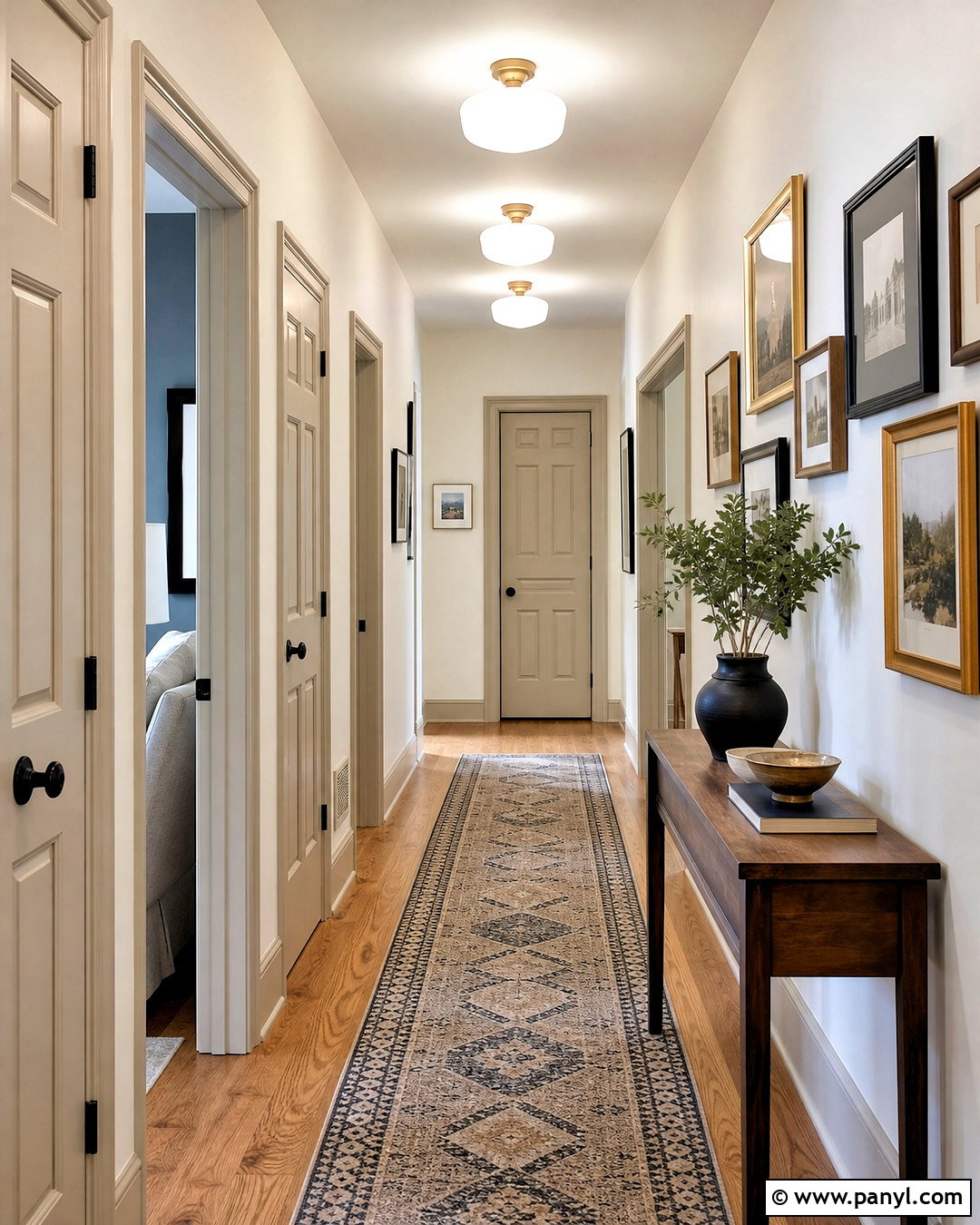 Alabaster Walls With Accessible Beige Trim Hallway - 20 alabaster walls accessible beige trim ideas