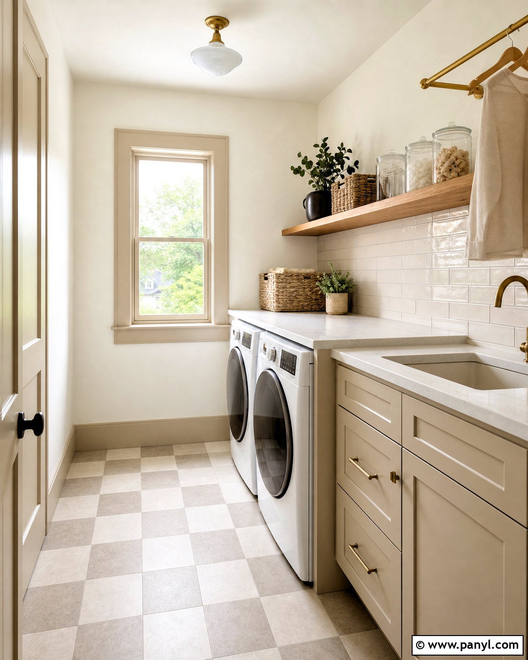 Alabaster Walls With Accessible Beige Trim Laundry Room - 20 alabaster walls accessible beige trim ideas