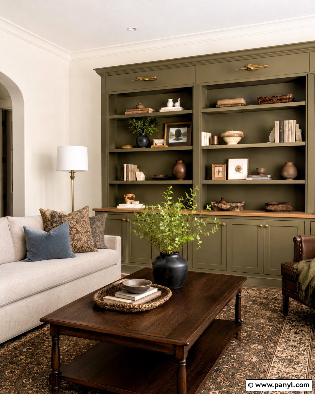 Alabaster Walls With Painted Built-Ins - 45 Alabaster Sherwin Williams Walls
