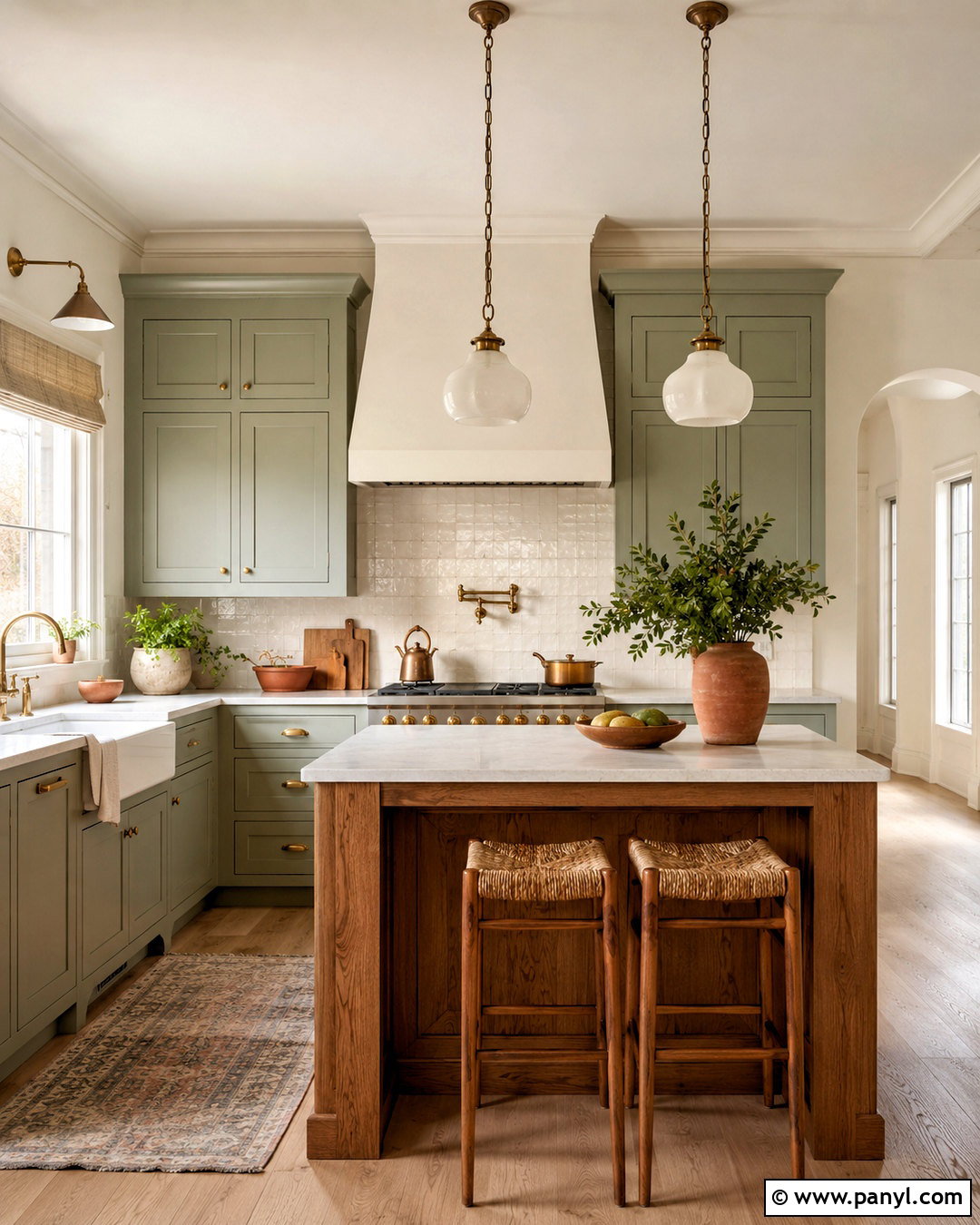 Alabaster Walls With Sage Green Kitchen Cabinets - 45 Alabaster Sherwin Williams Walls