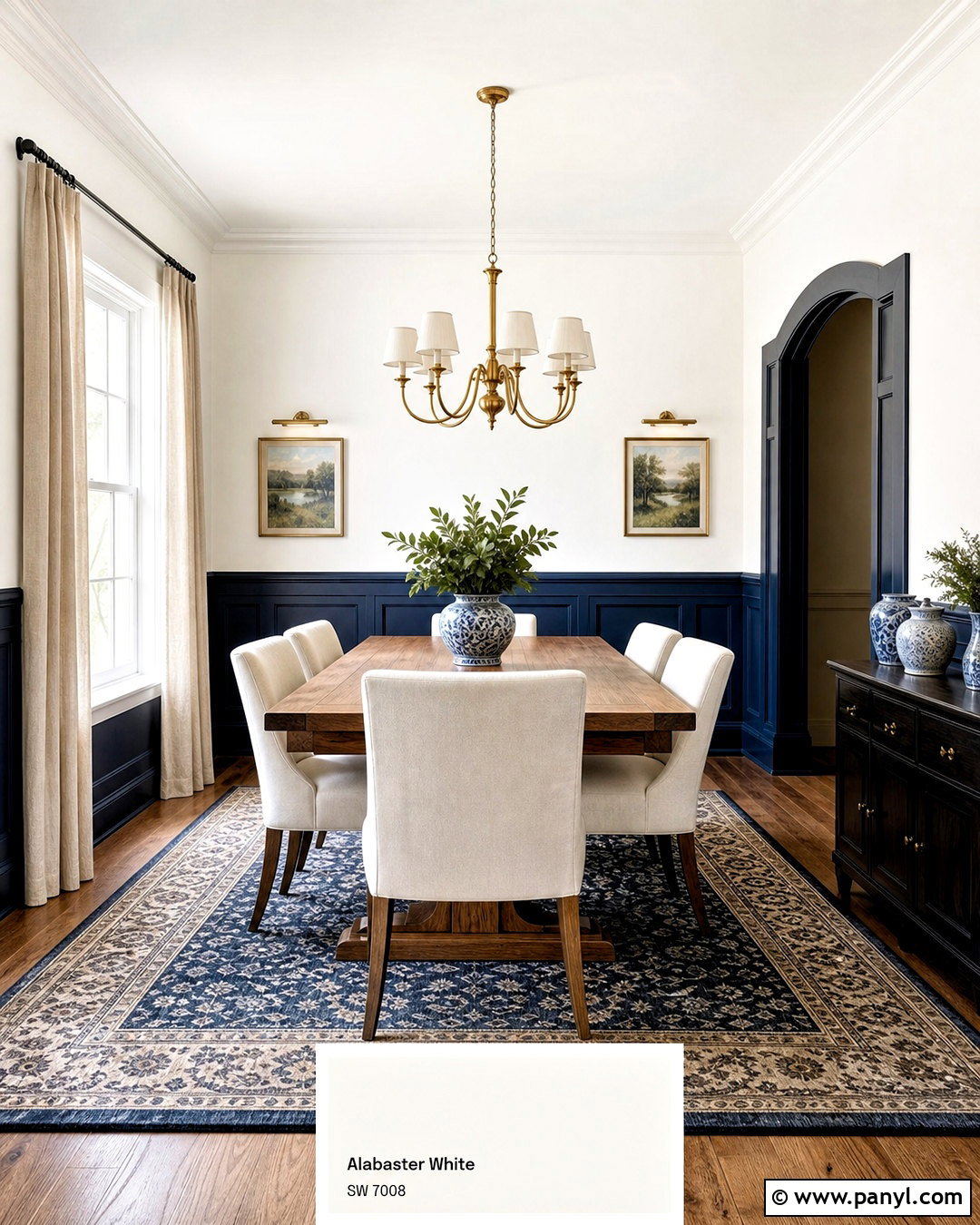 Alabaster White And Navy Blue - 20 colors that go with alabaster white ideas