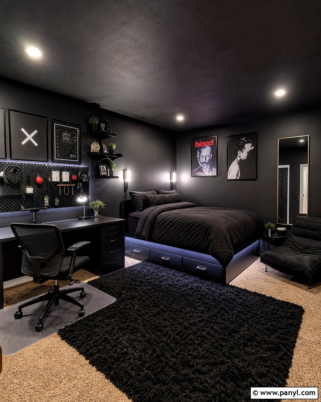 20 All Black Room Ideas for a Bold, Sophisticated Makeover