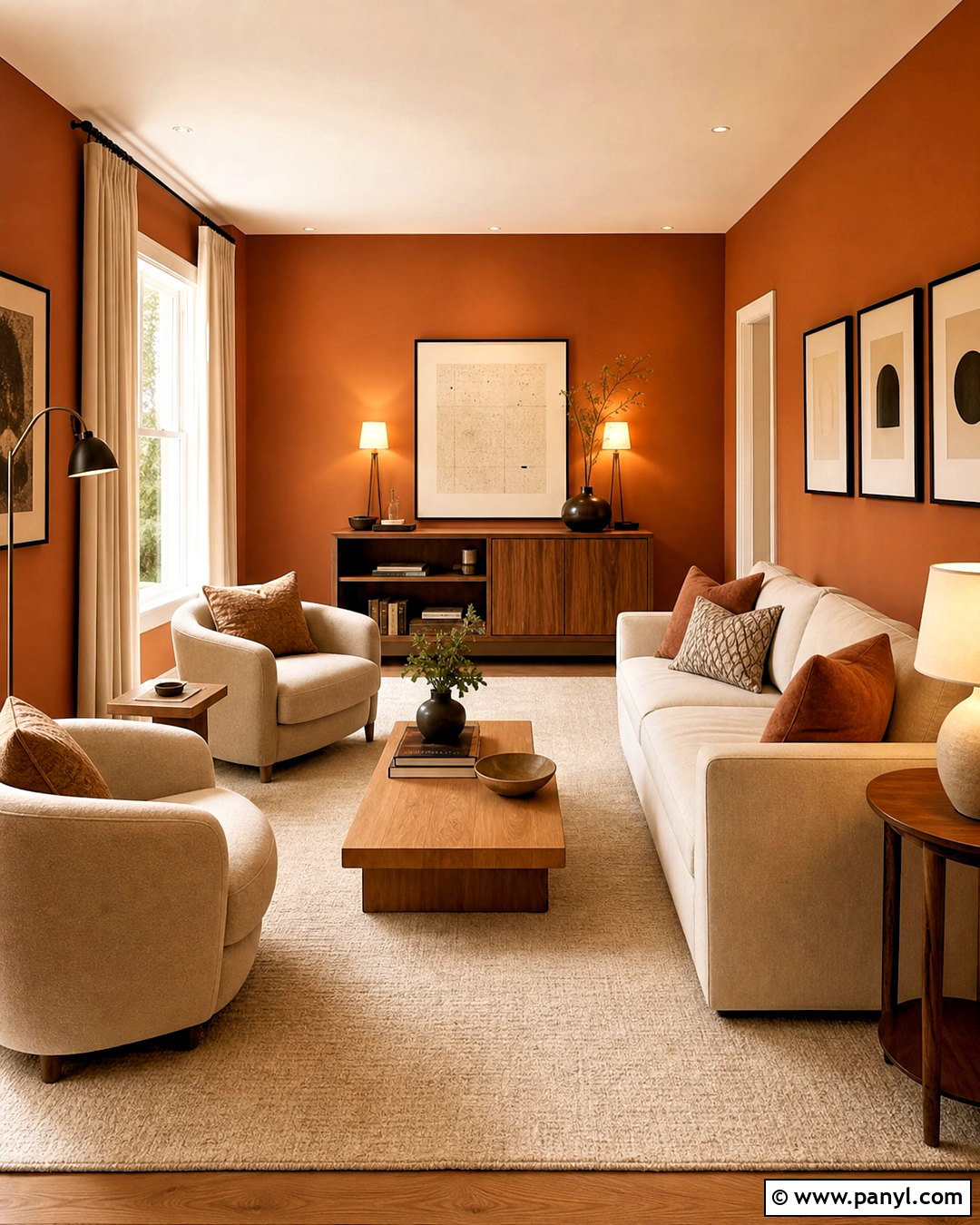 All Burnt Orange Living Room Walls - 20 burnt orange living room walls