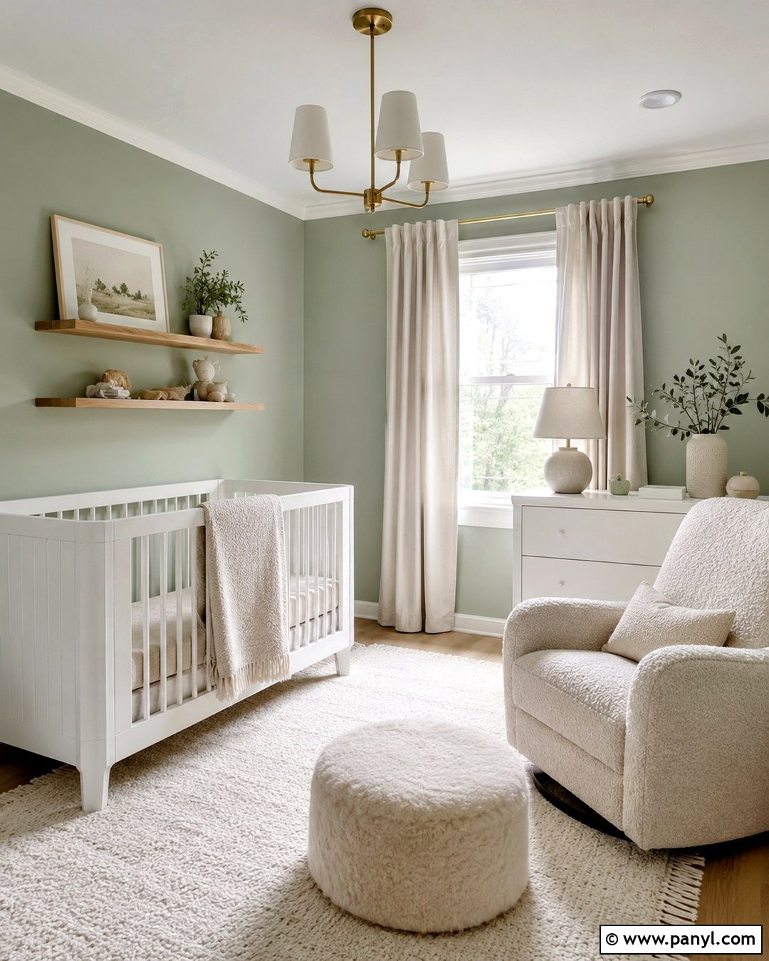 All Sage Green Wall Nursery - 20 Sage Green Wall Nursery Ideas