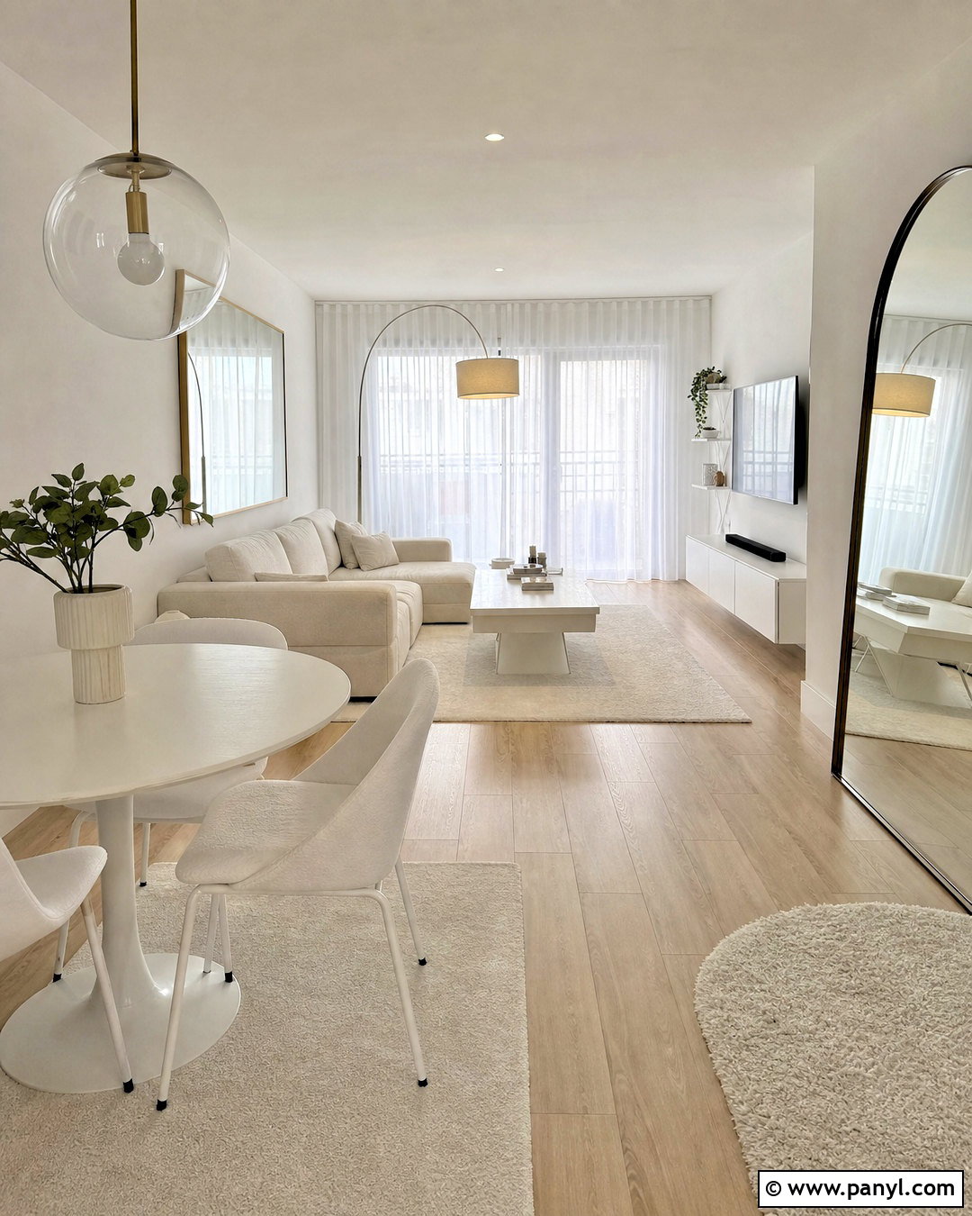 All White Apartment Interior - 20 all white interior design ideas