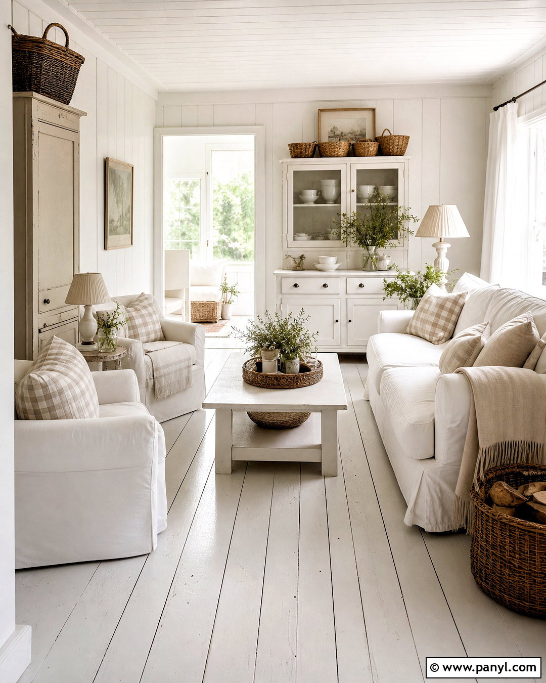 All White Cottage Interior - 20 all white interior design ideas