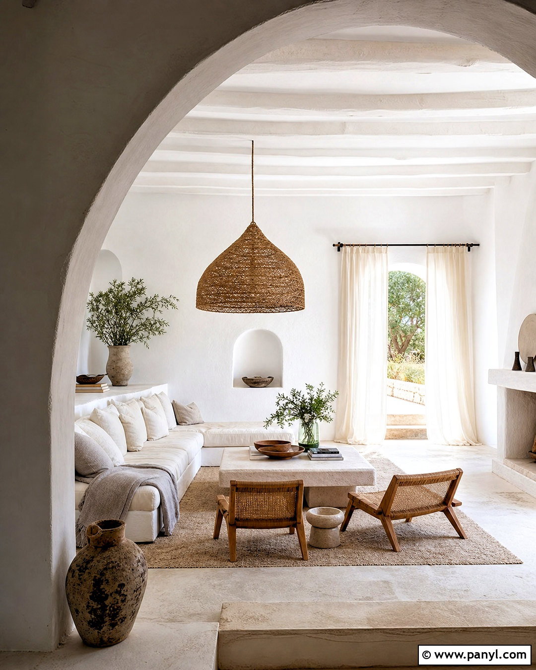 All White Mediterranean Interior - 20 all white interior design ideas