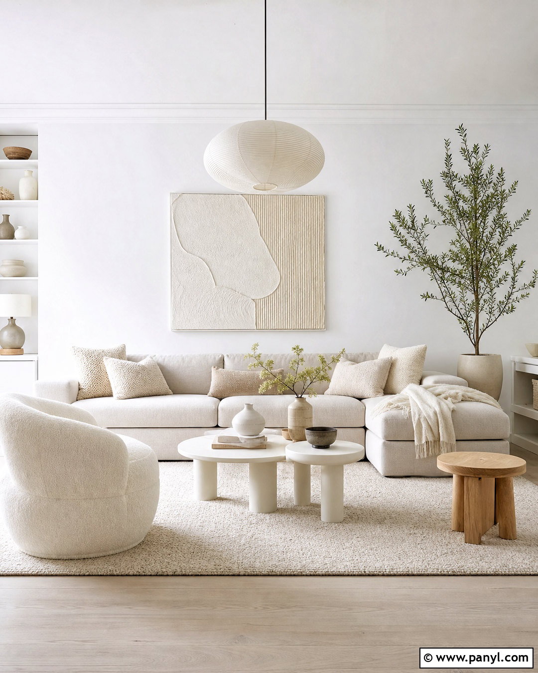 All White Scandinavian Interior - 20 all white interior ideas