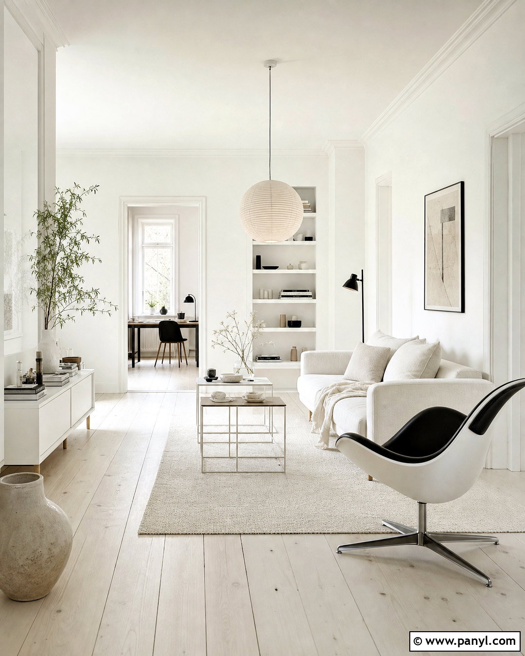 All White Scandinavian Interior - 20 all white interior design ideas