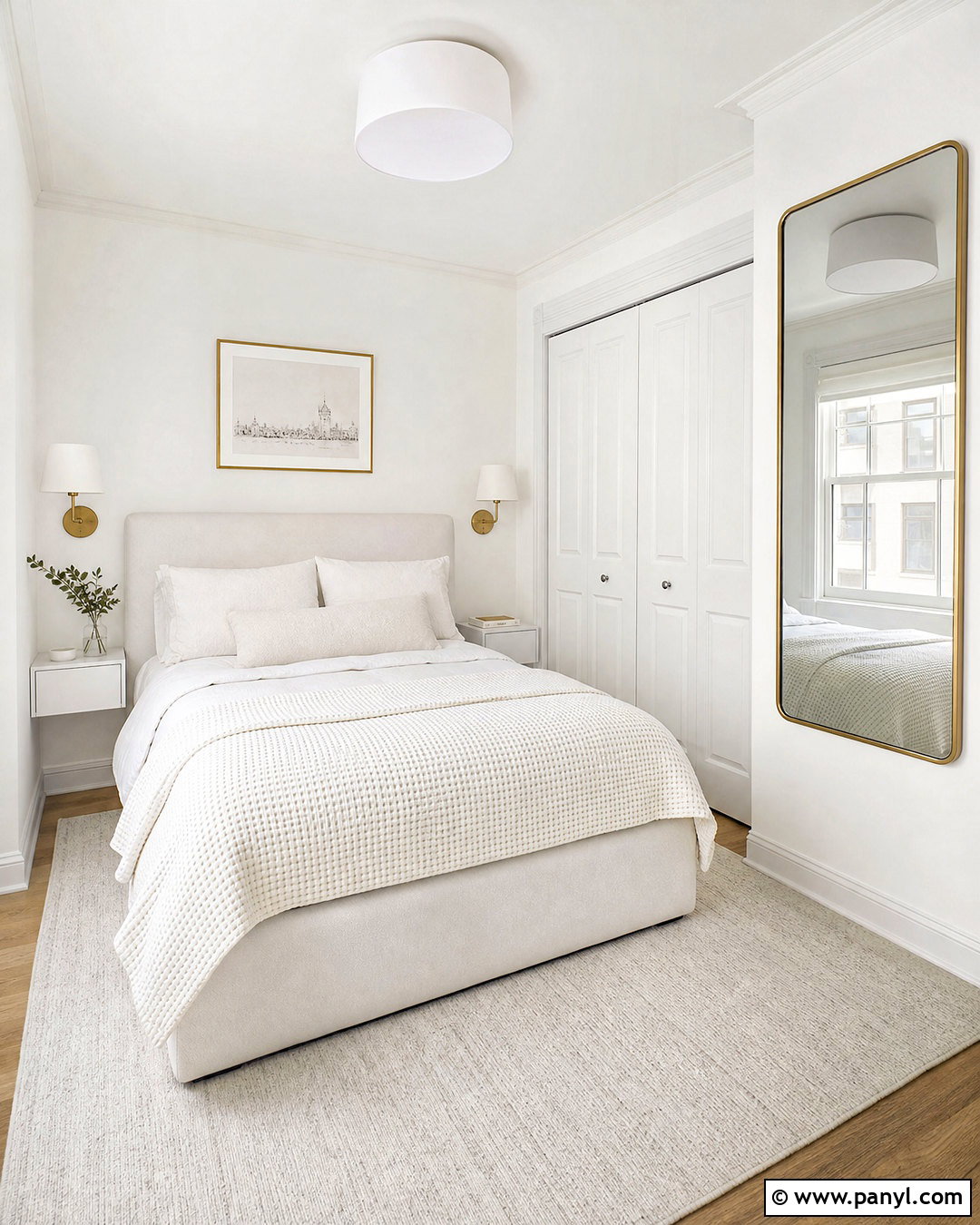 All White Small Bedroom - 20 all white interior design ideas