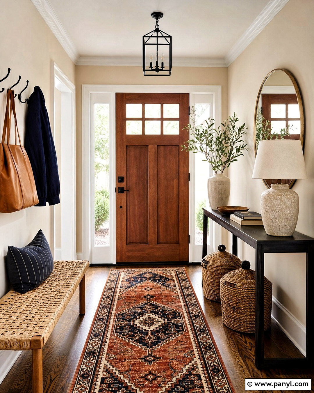 Almond Cream Entryway Walls - 20 creamy wall color ideas