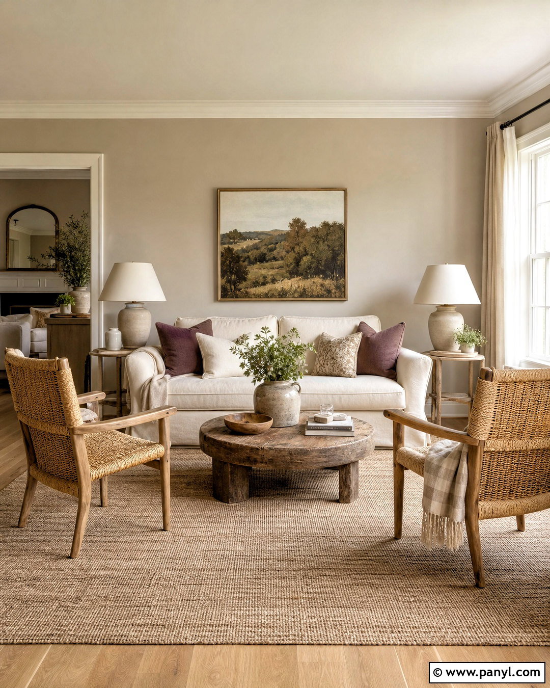 Alpaca Greige Living Room - 20 greige paint colors living room ideas