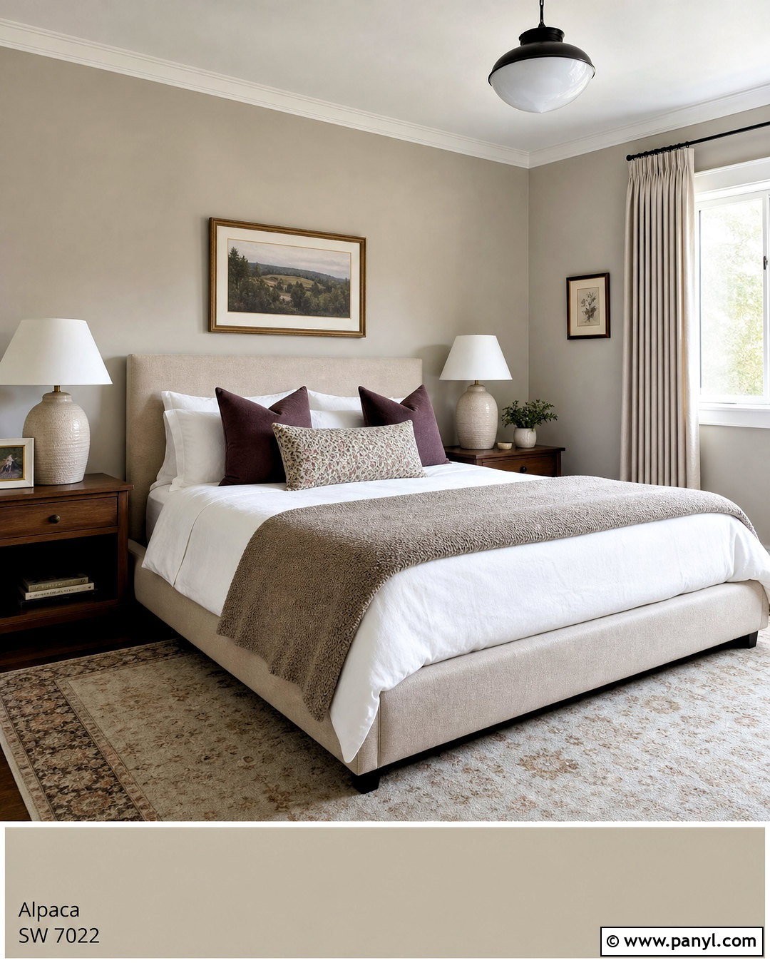Alpaca Guest Bedroom - 20 sw greige paint colors