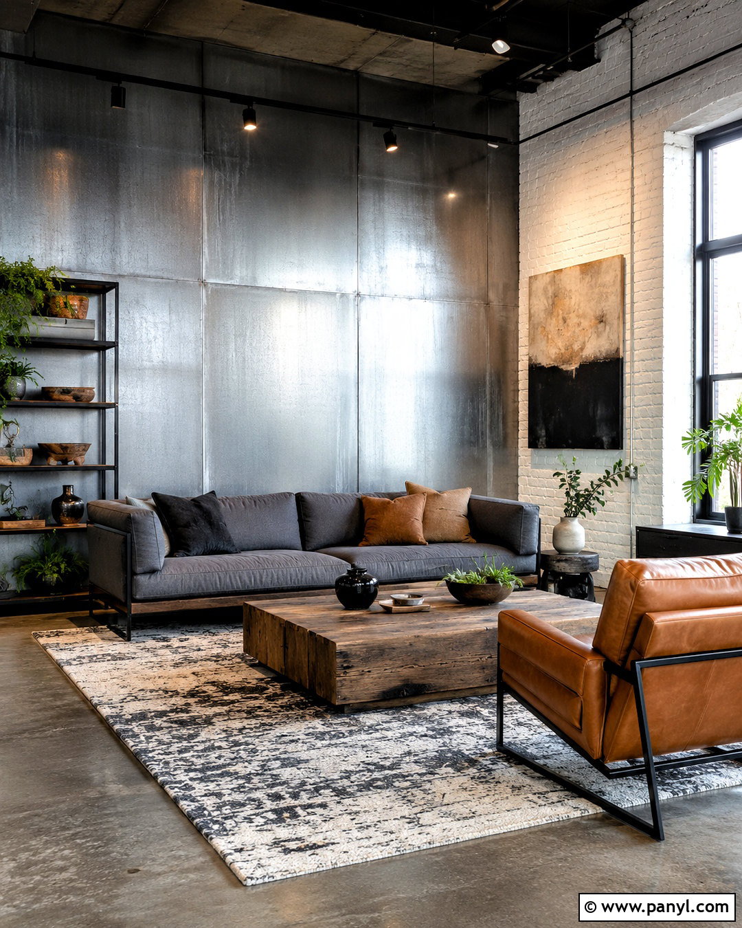 Aluminum Metallic Paint Industrial Loft - 20 metallic paint colors
