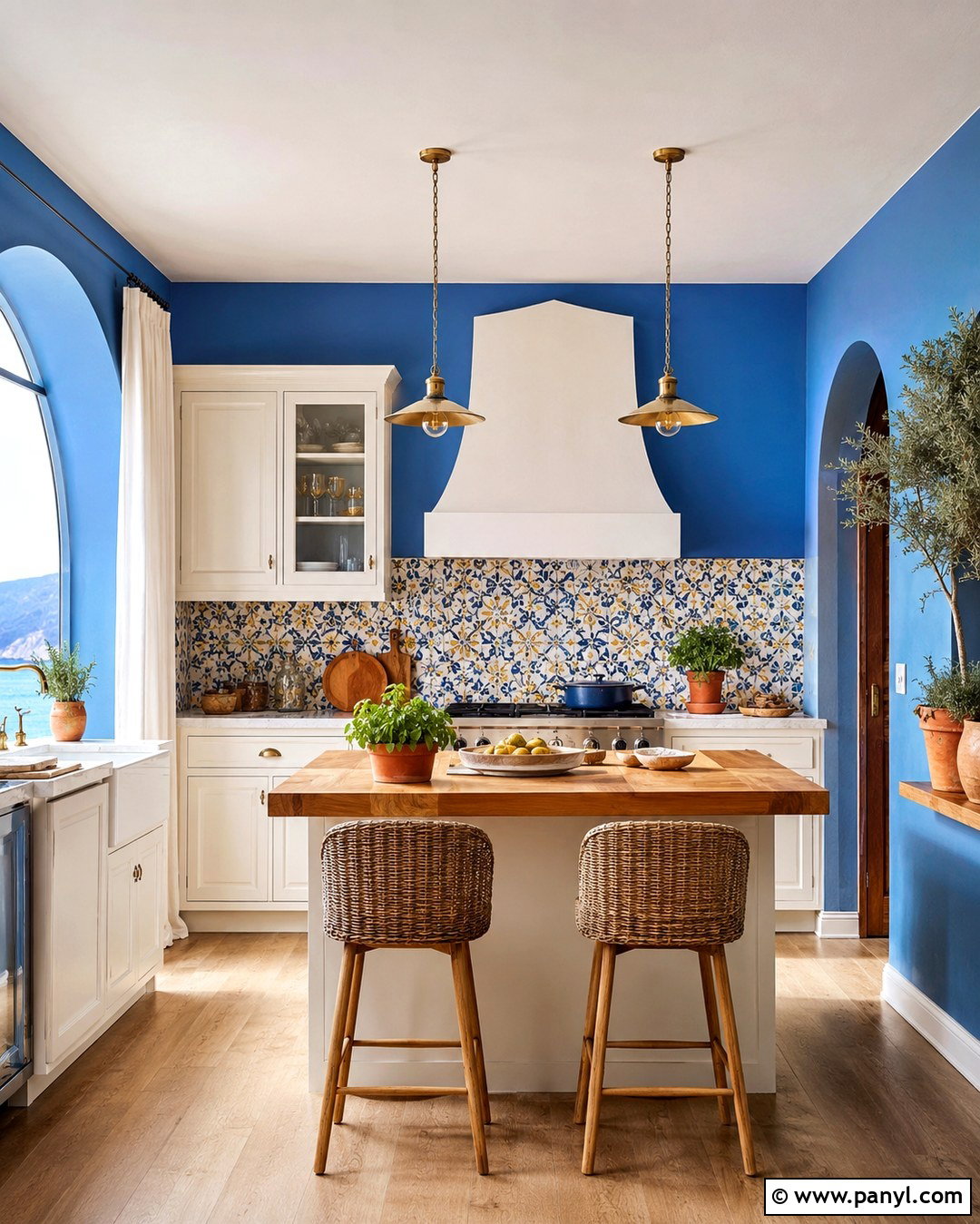 Amalfi Blue Italian Walls - 20 Italian Wall Colors