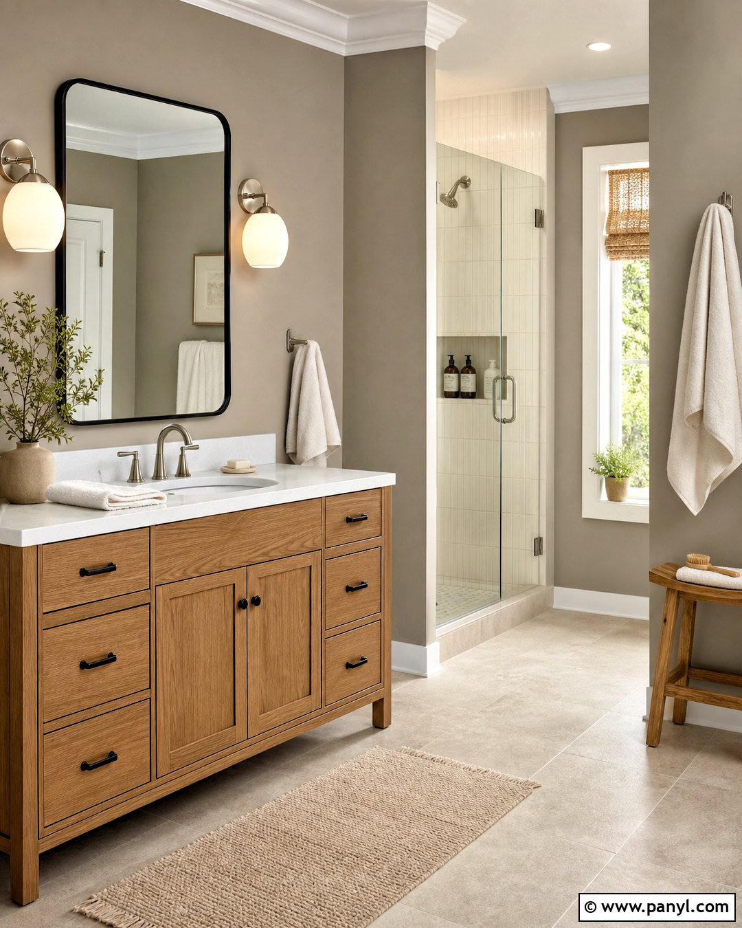 Amazing Gray Bathroom - 20 sw greige paint colors