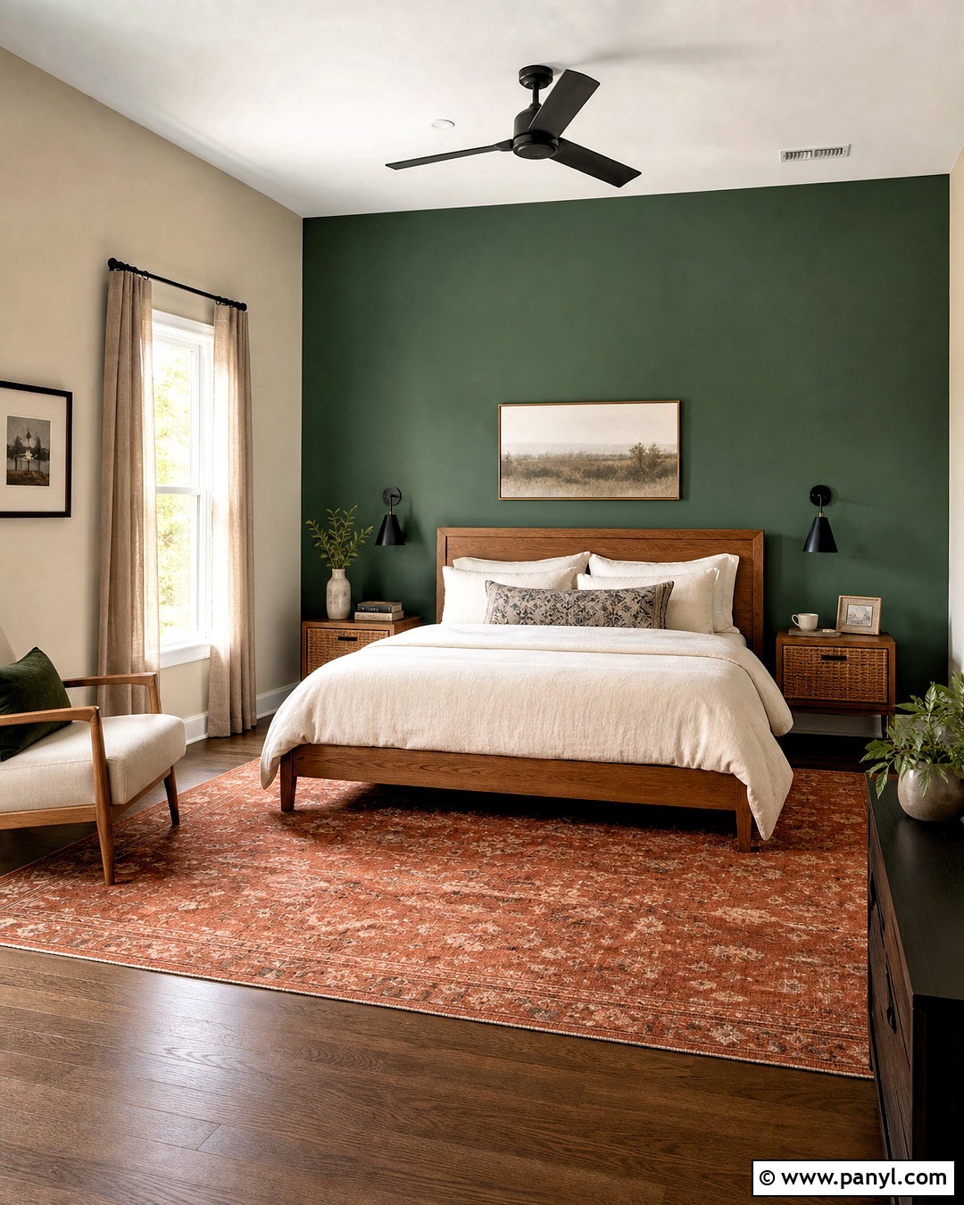 Amazon Green Bedroom Accent Wall - 20 amazon green benjamin moore ideas