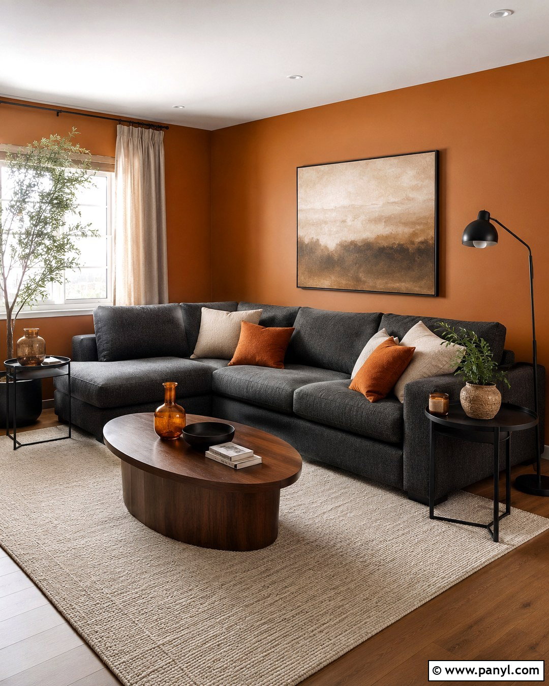 20 Amber Wall Paint Ideas for Warm, Inviting Modern Rooms