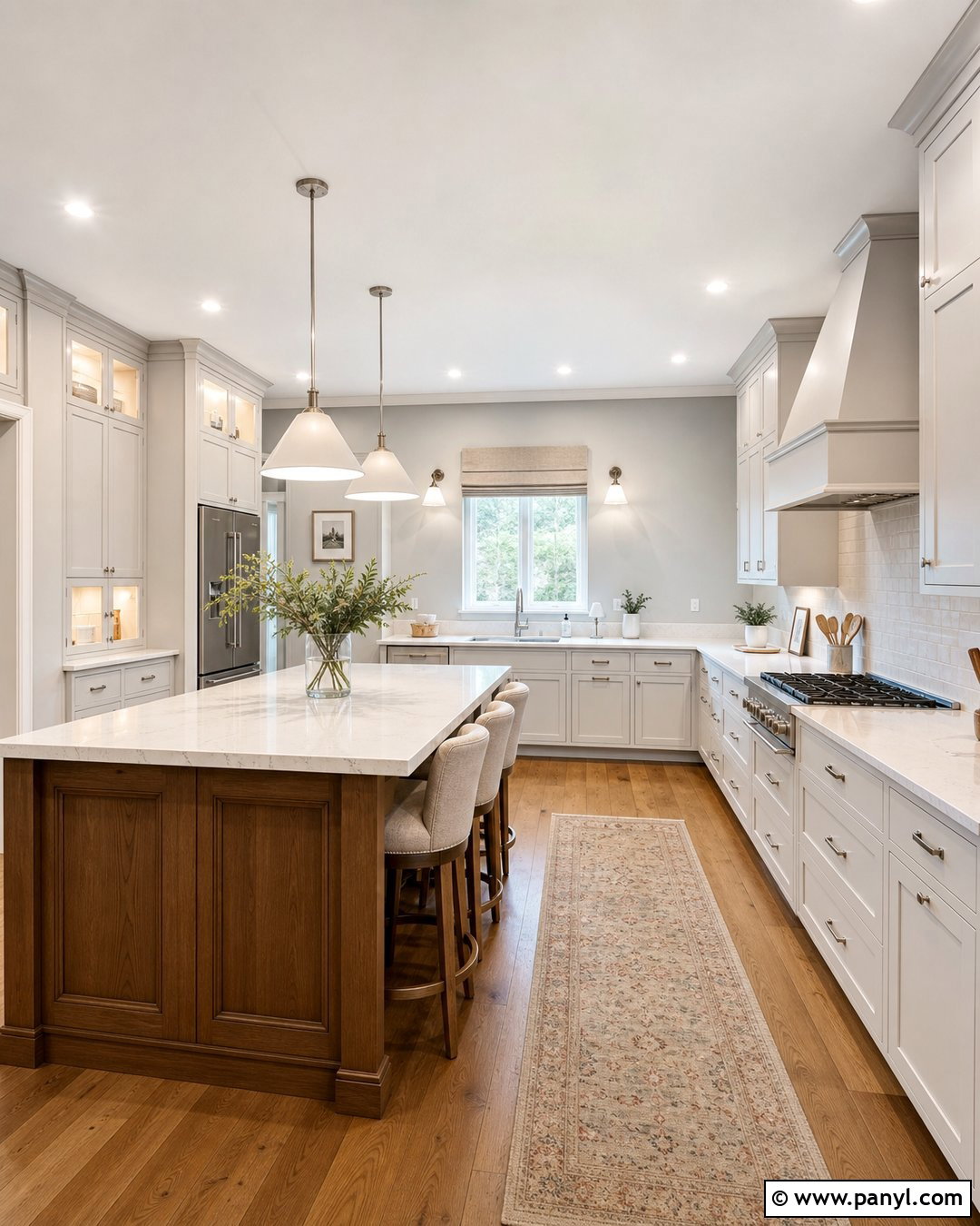 Anew Gray Kitchen Walls With Quartz Counters - 20 Anew Gray Kitchen Walls
