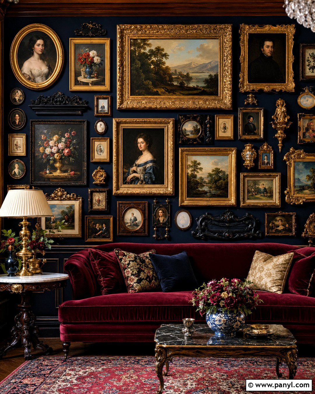 Antique Salon Maximalist Wall Art - 20 maximalist wall art ideas