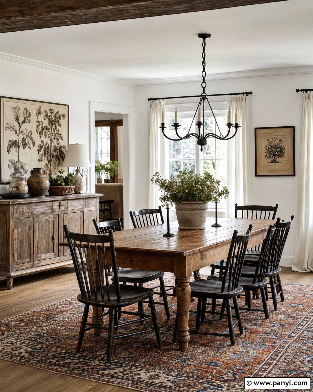 Antique White Farmhouse Walls - 35 Farmhouse Wall Colors