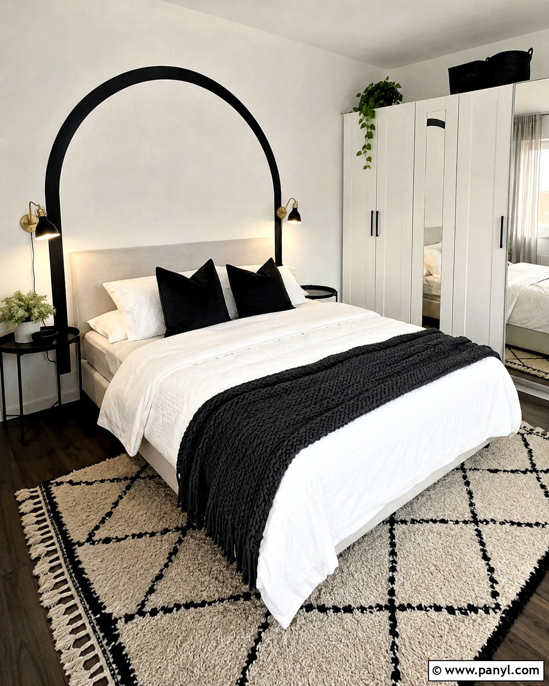 Apartment Black And White Bedroom - 20 black and white bedrooms