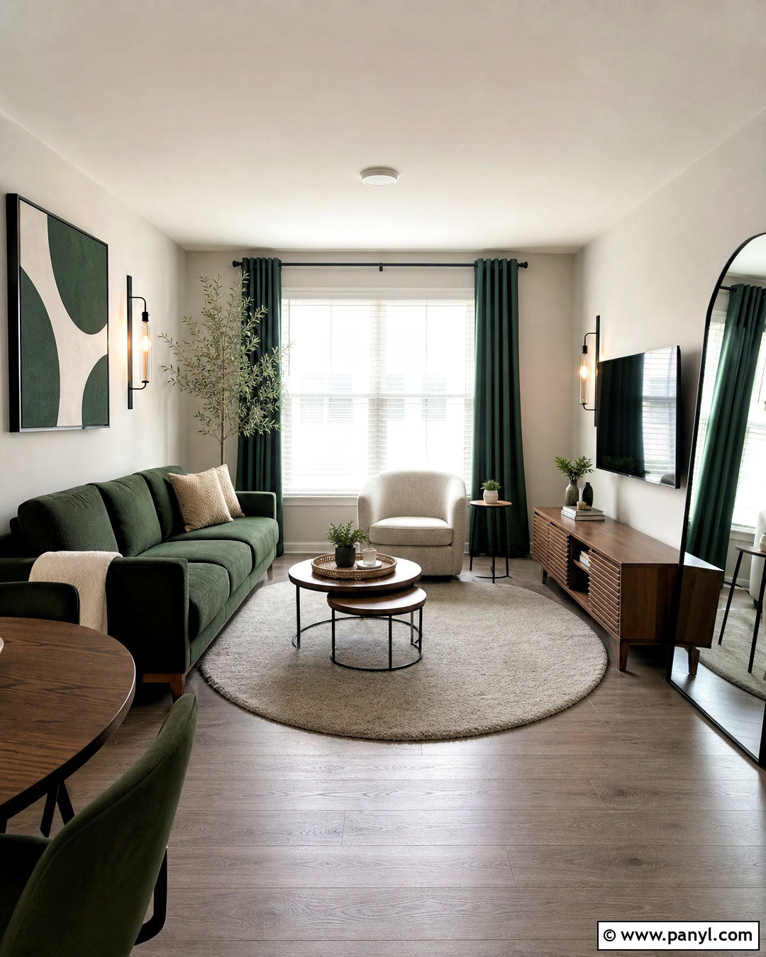 20 Dark Green and Grey Living Room Ideas for Cozy Style