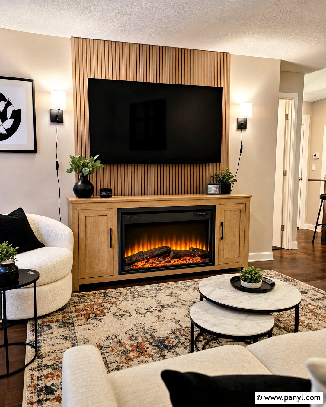 Apartment Electric Fireplace With TV - 20 electric fireplace ideas with tv ideas