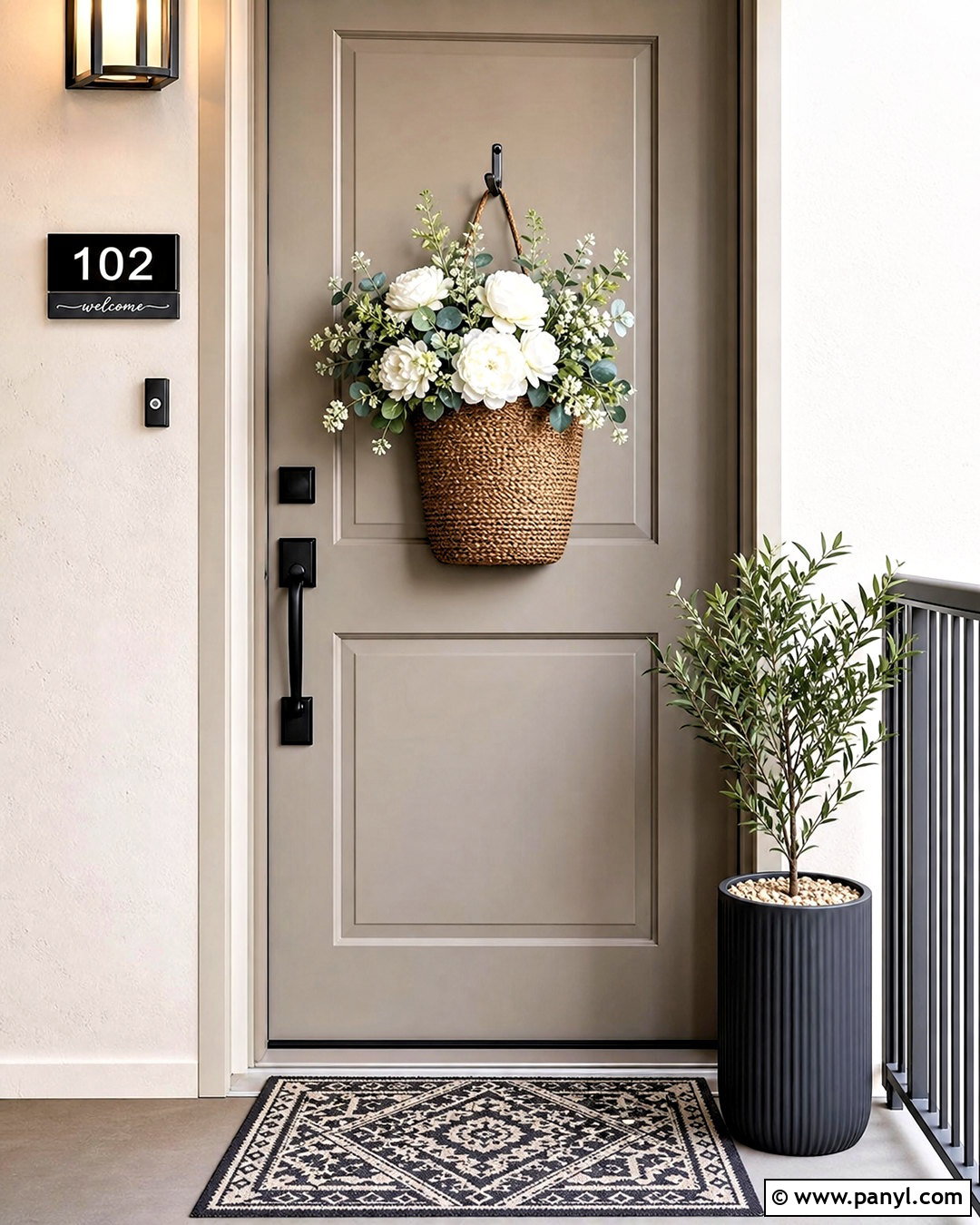 Apartment Front Door Decor - 20 front door decor ideas