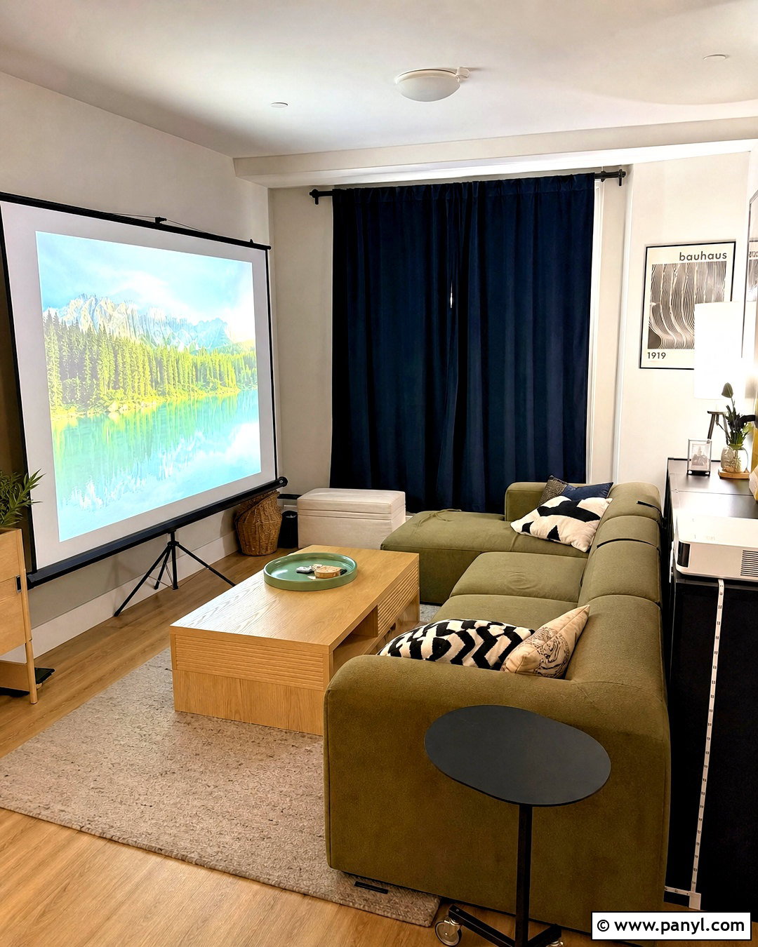Apartment Projector Living Room - 20 tv projector living room ideas