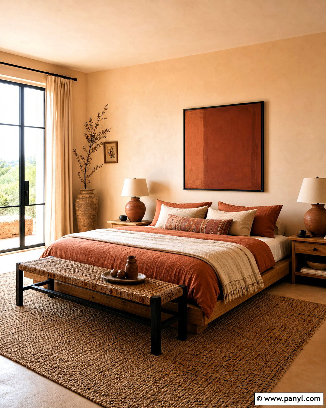 Apricot And Terracotta Bedroom - 20 apricot bedroom ideas