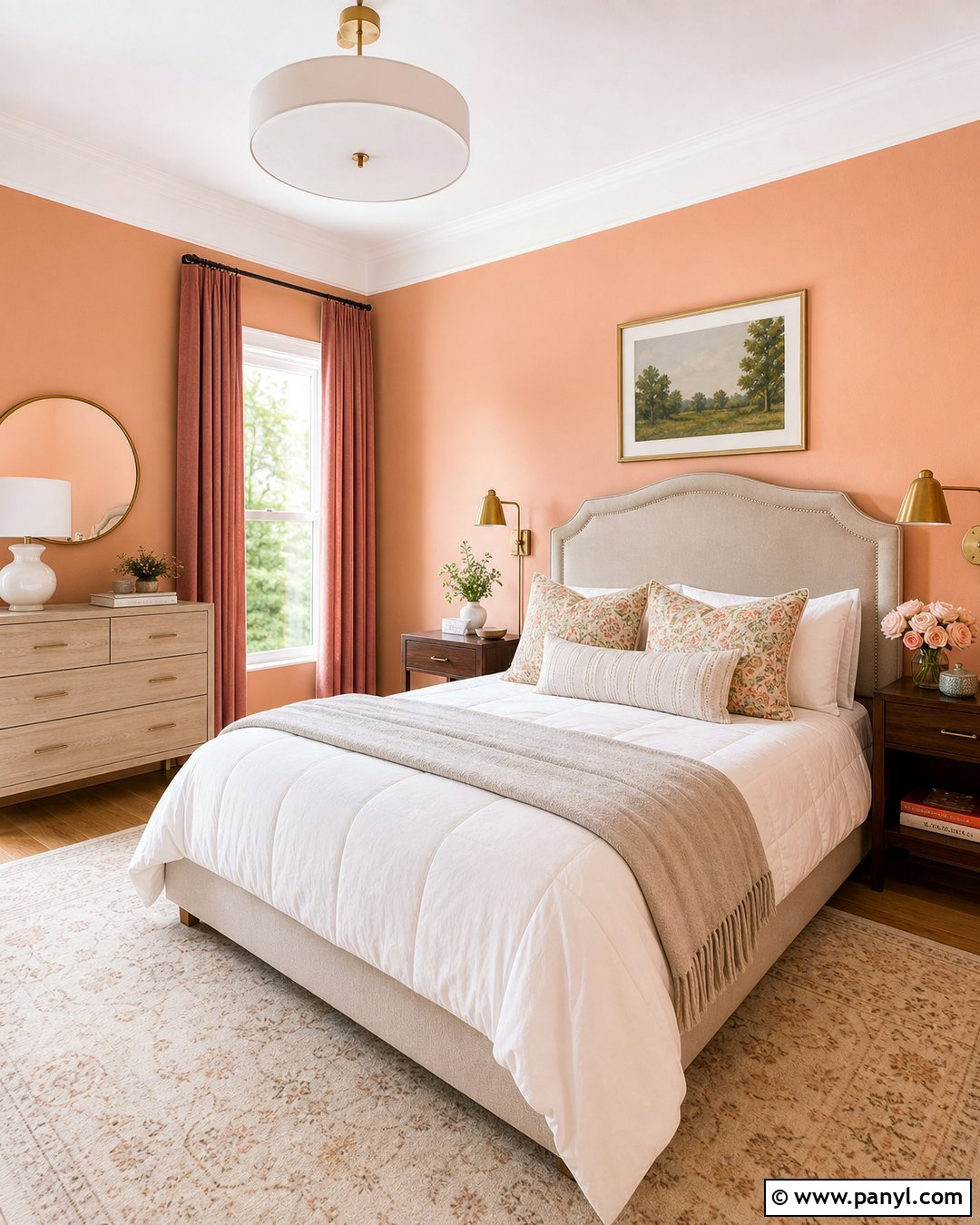Apricot Peach Wall Color - 25 Trending Wall Colors 2027
