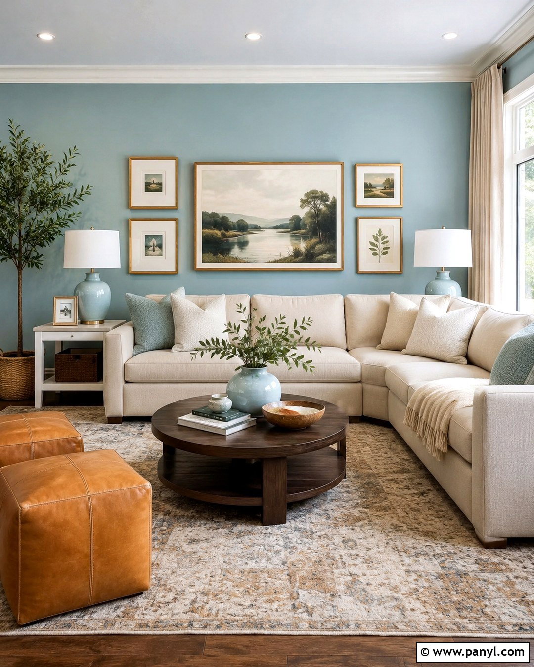 Aqua And Beige Living Room - 20 Aqua Living Room Walls