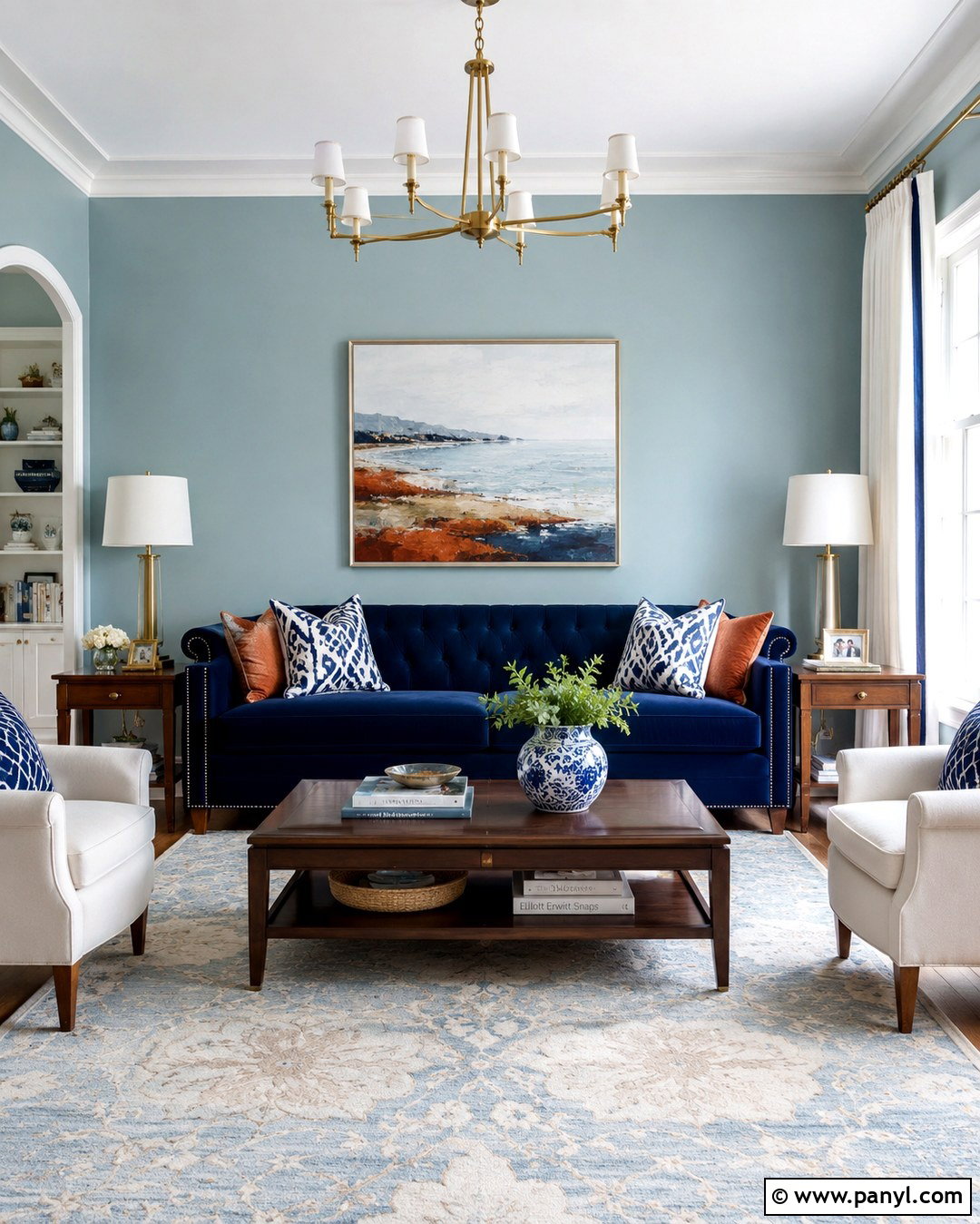 Aqua And Navy Living Room - 20 Aqua Living Room Walls