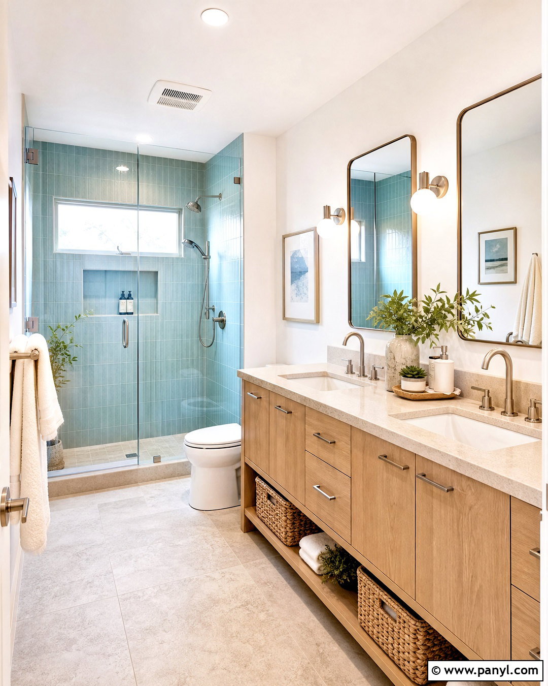 Aqua Blue And Sand Bathroom Color Combination - 20 color combinations home ideas
