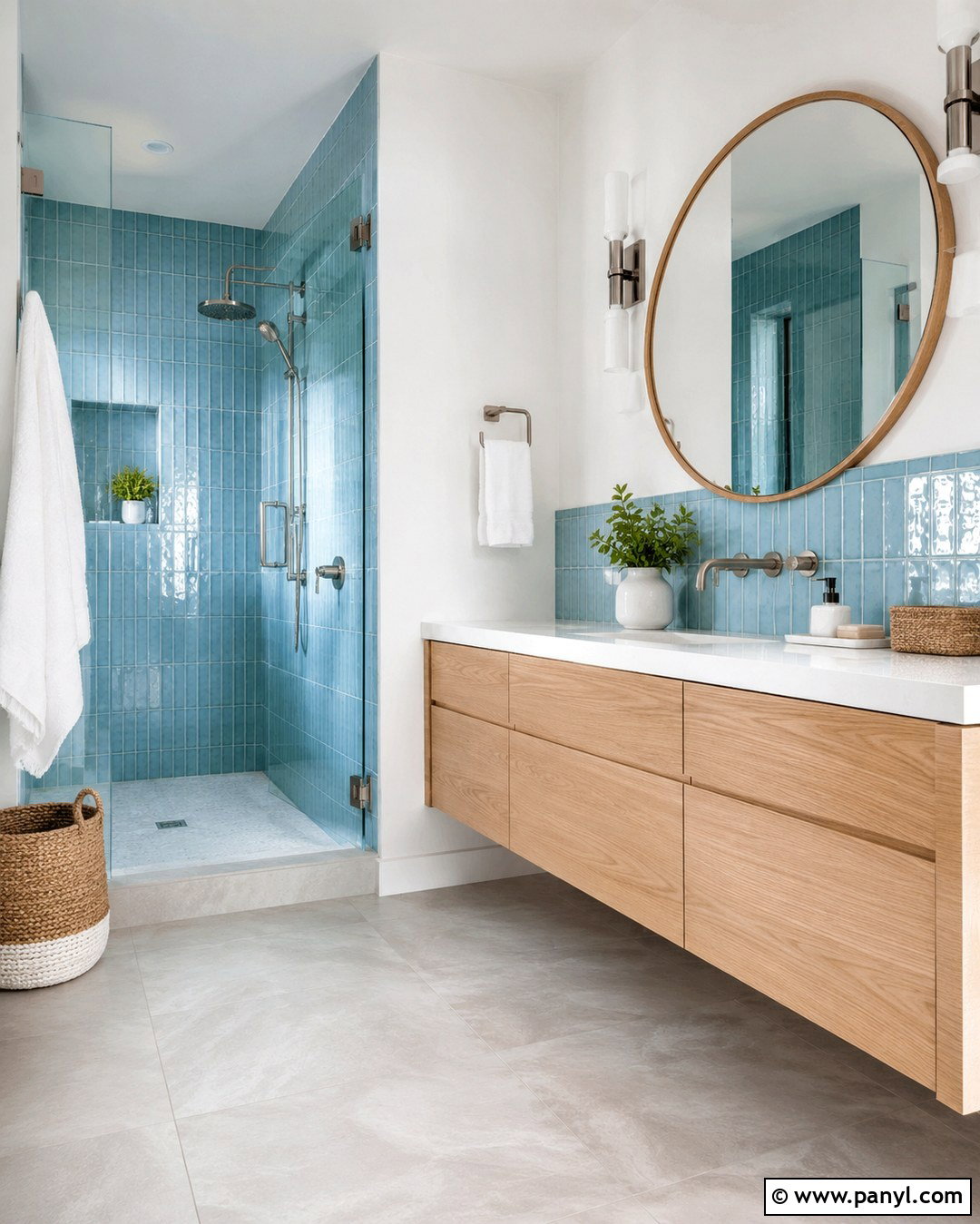 Aqua Blue Bathroom - 20 Bathroom Blue Colors