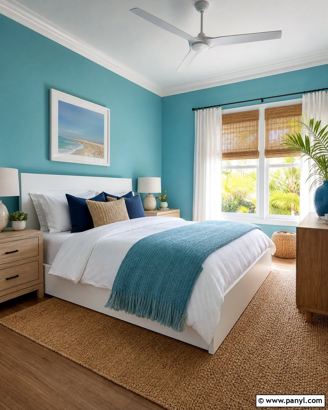 Aqua Blue Bedroom - 30 blue wall colors bedroom ideas